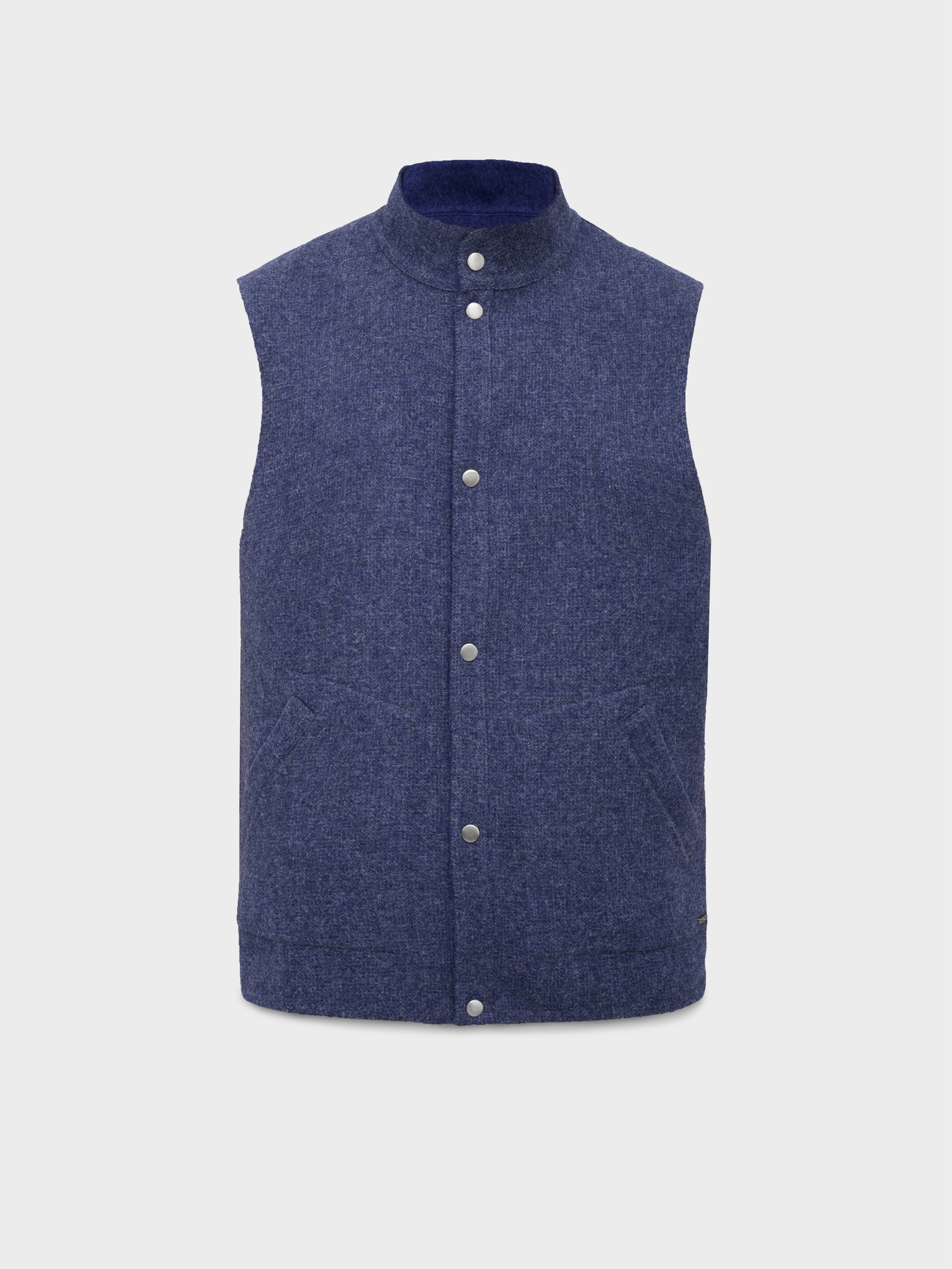 Country Vest Baby Alpaca Color Blue - Image 7