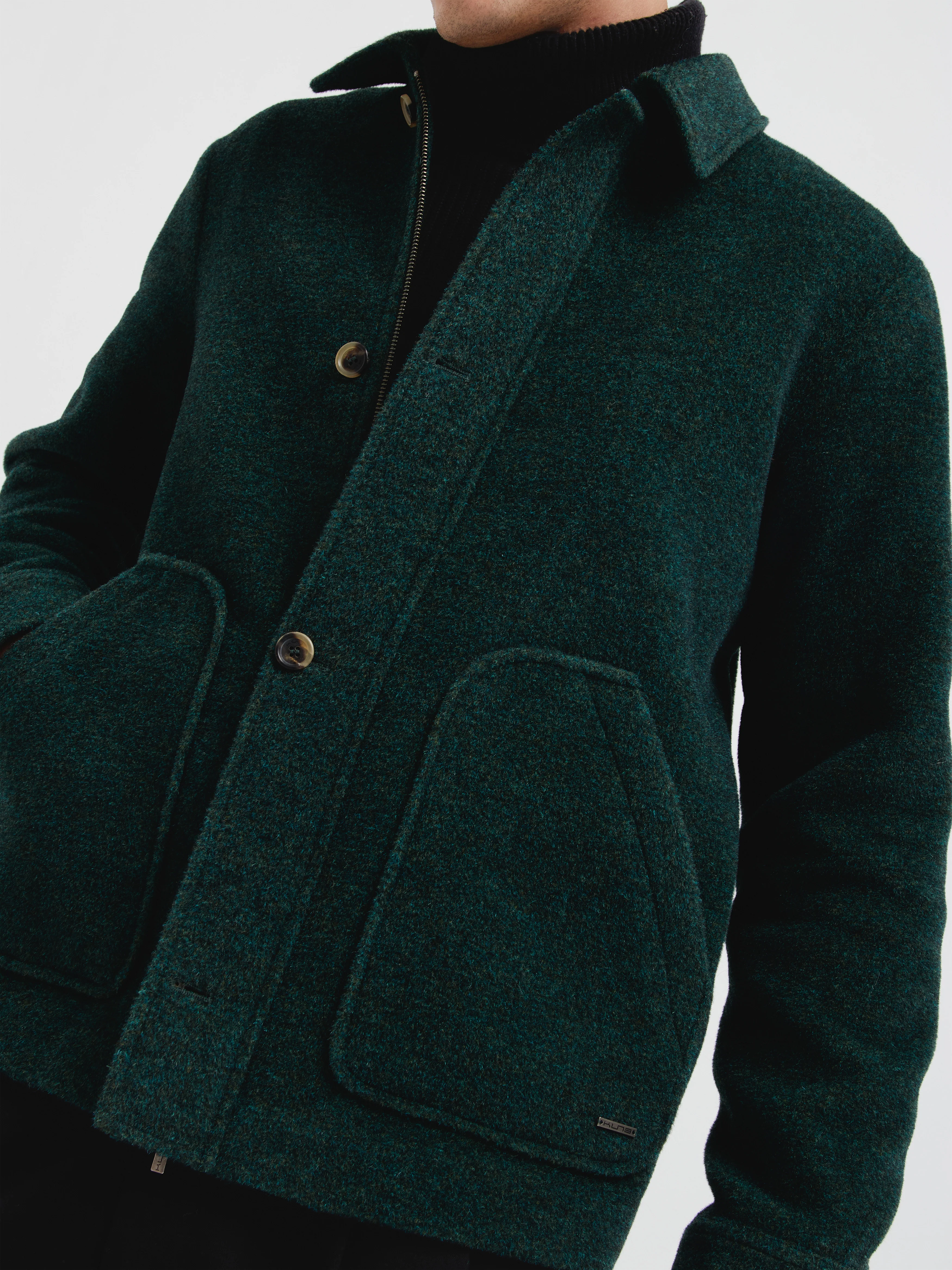 Cris Coat Alpaca Color Green - Image 5