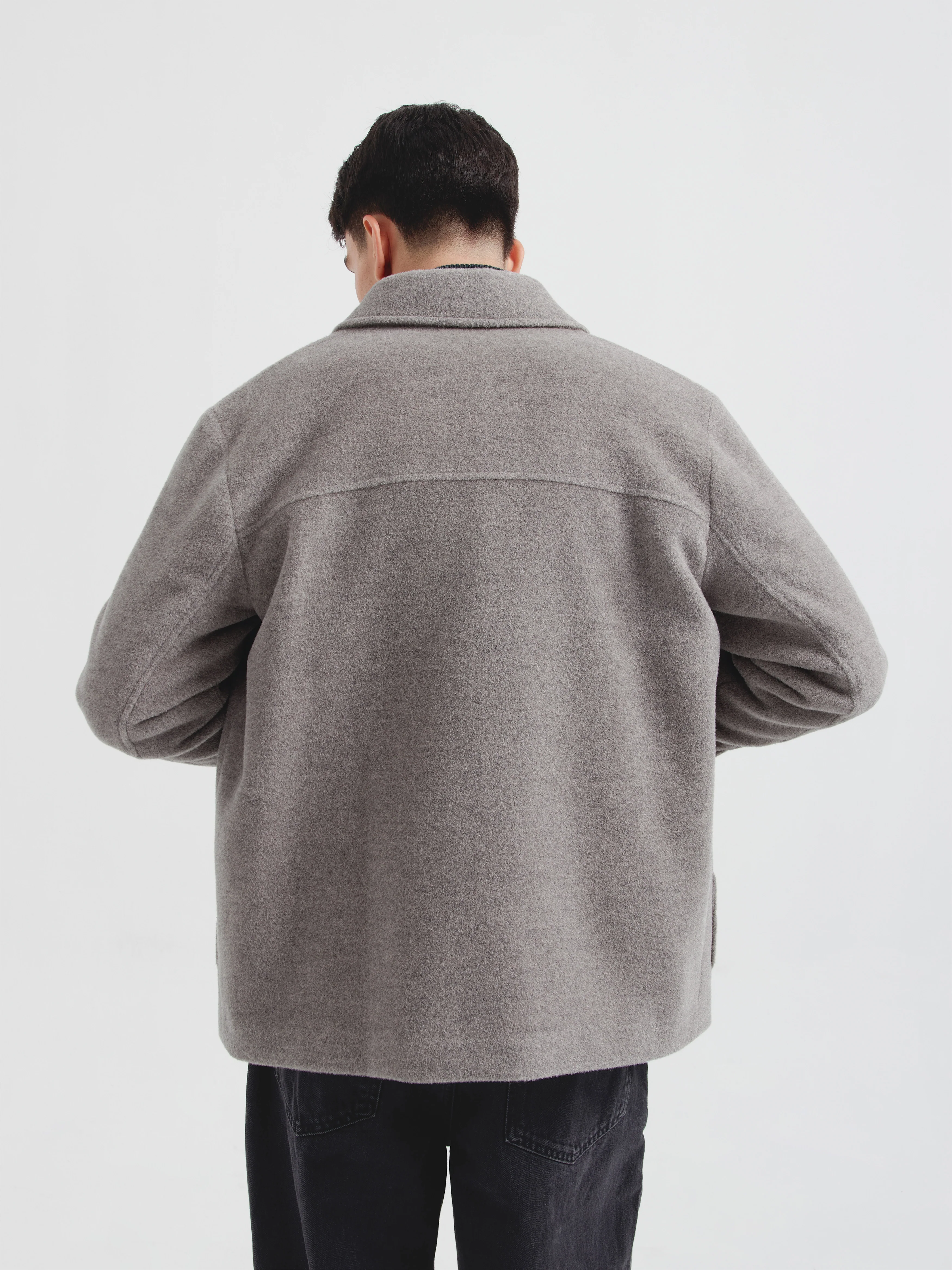 Cris Coat Alpaca Color Grey - Image 3