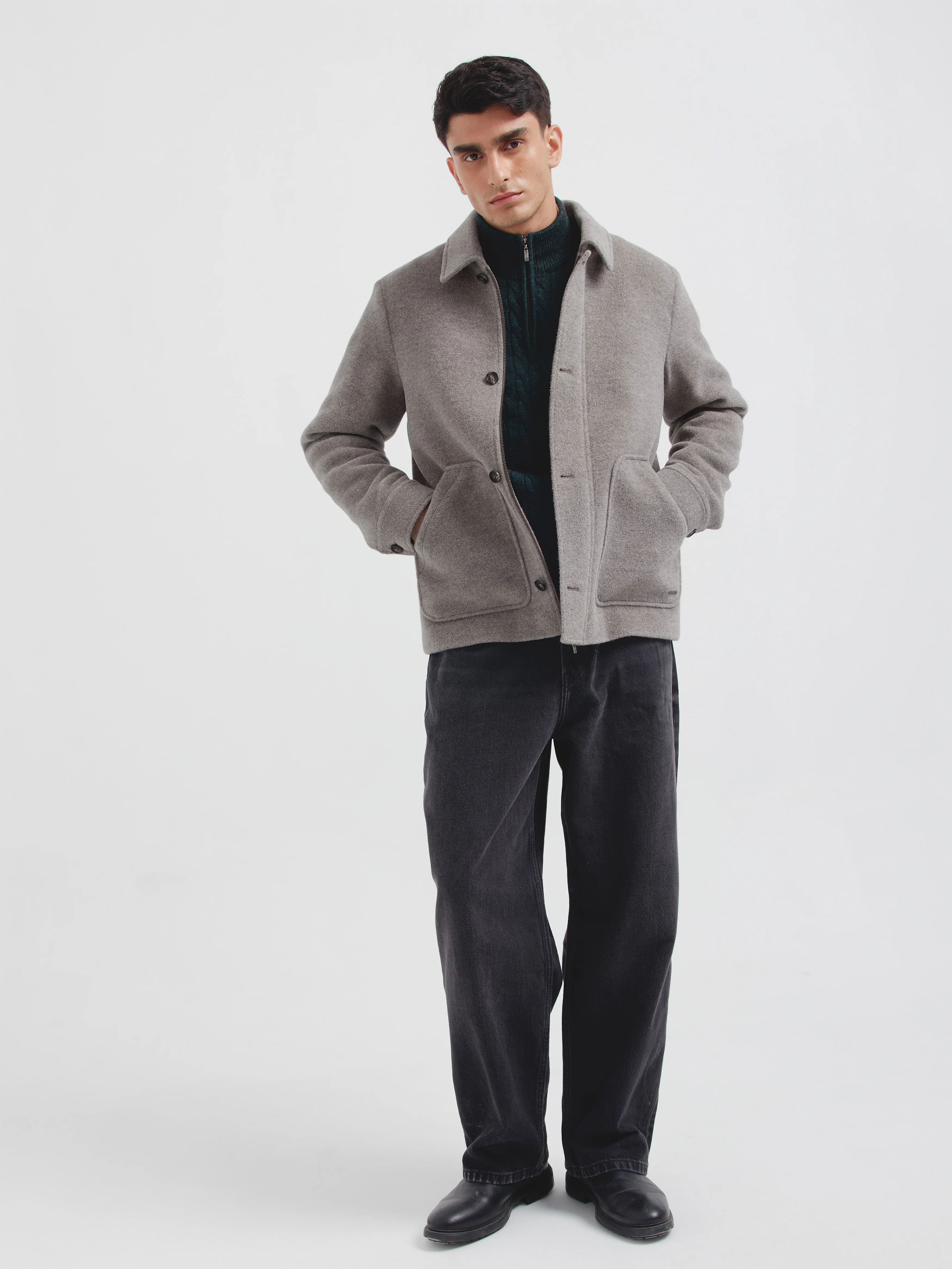 Cris Coat Alpaca Color Grey - Image 4
