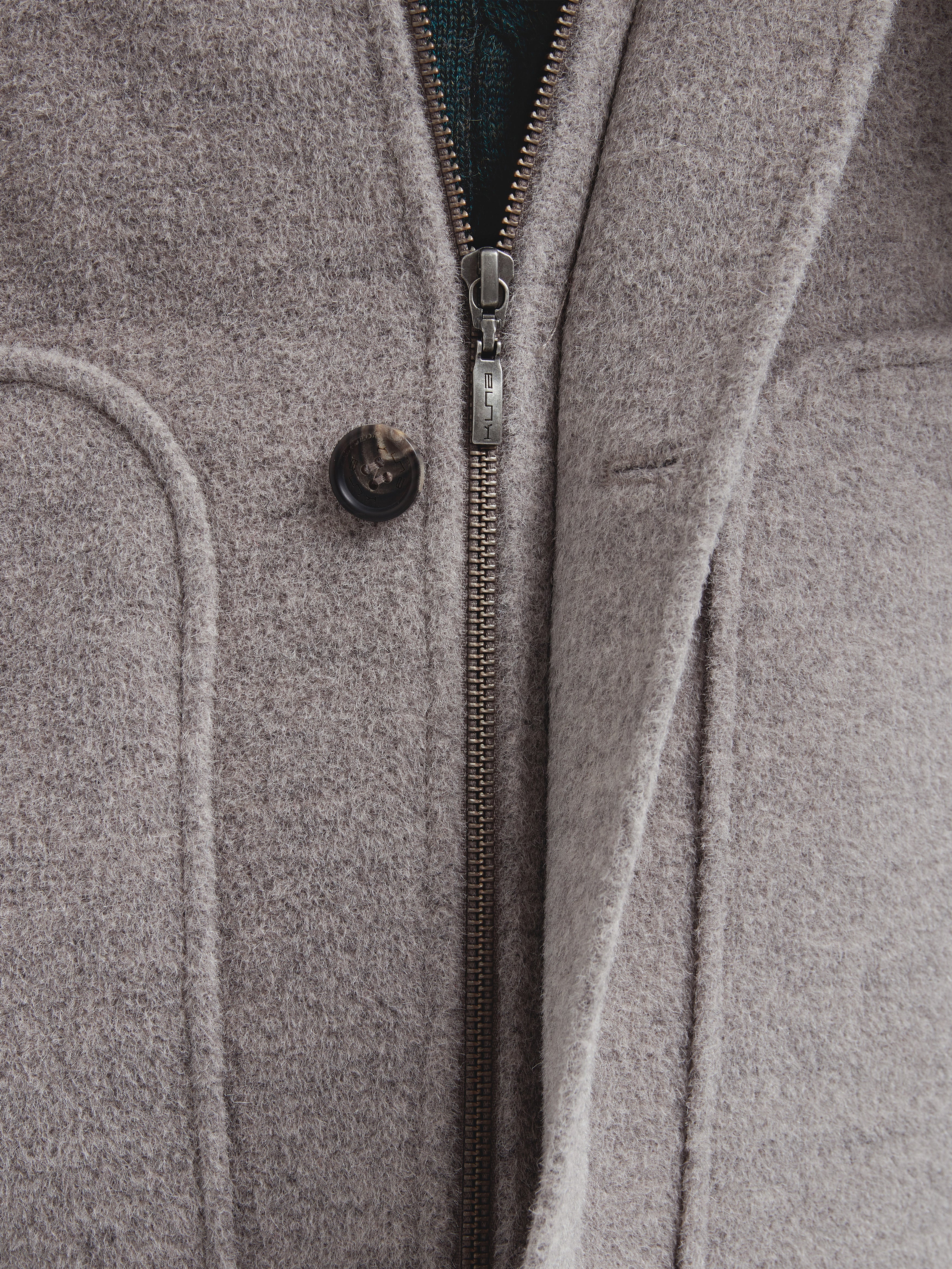 Cris Coat Alpaca Color Grey - Image 5