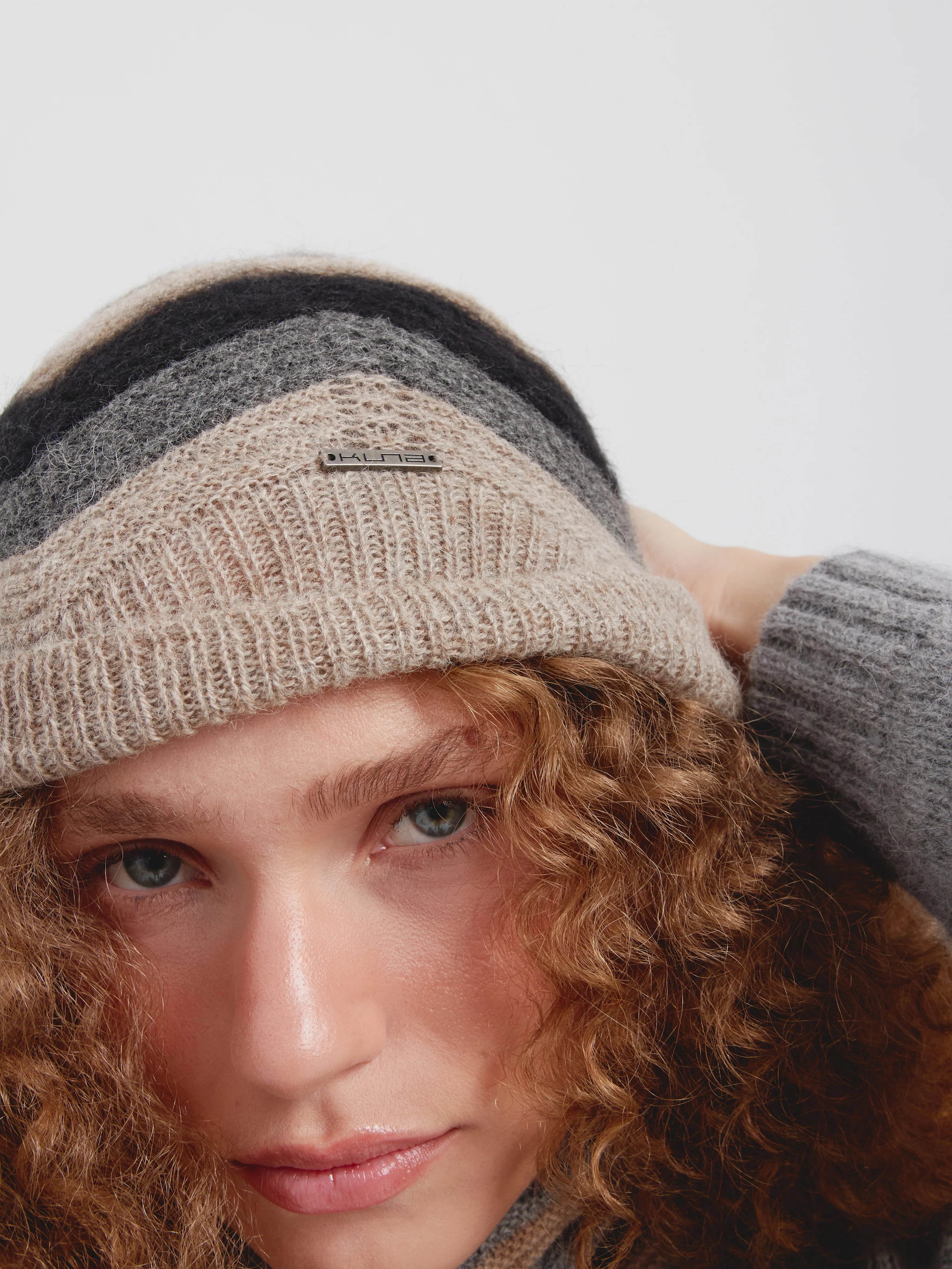 Cristal Hat Baby Alpaca Color Beige - Image 3