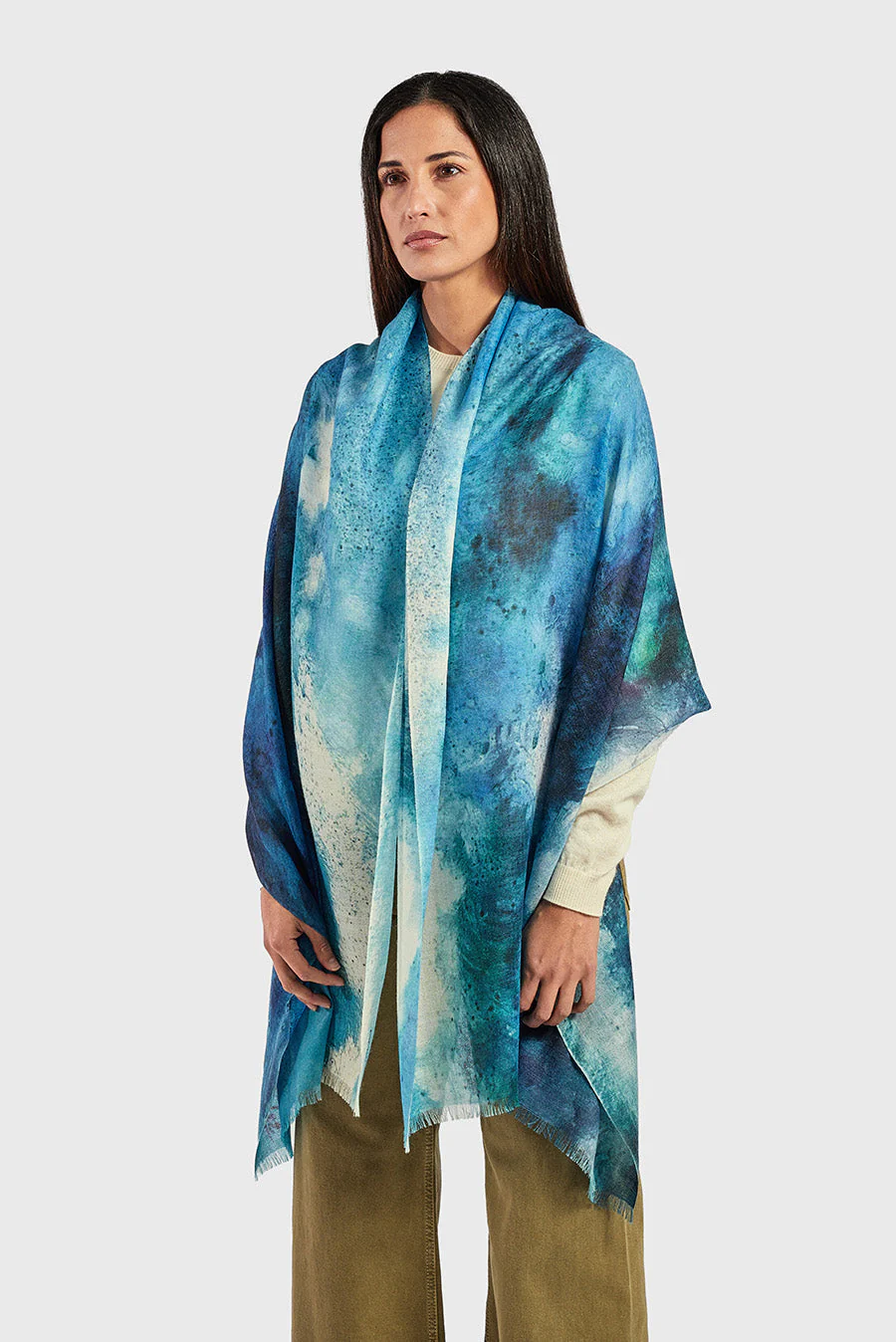 Eterna Danza Marina Shawl Baby Alpaca Color Multicolor