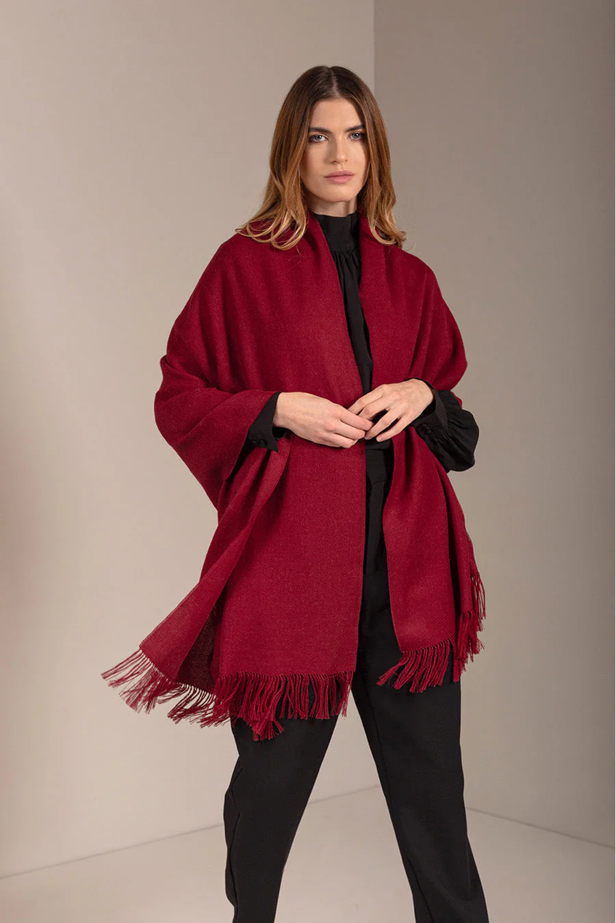 Jee Shawl Royal Alpaca Color Russet