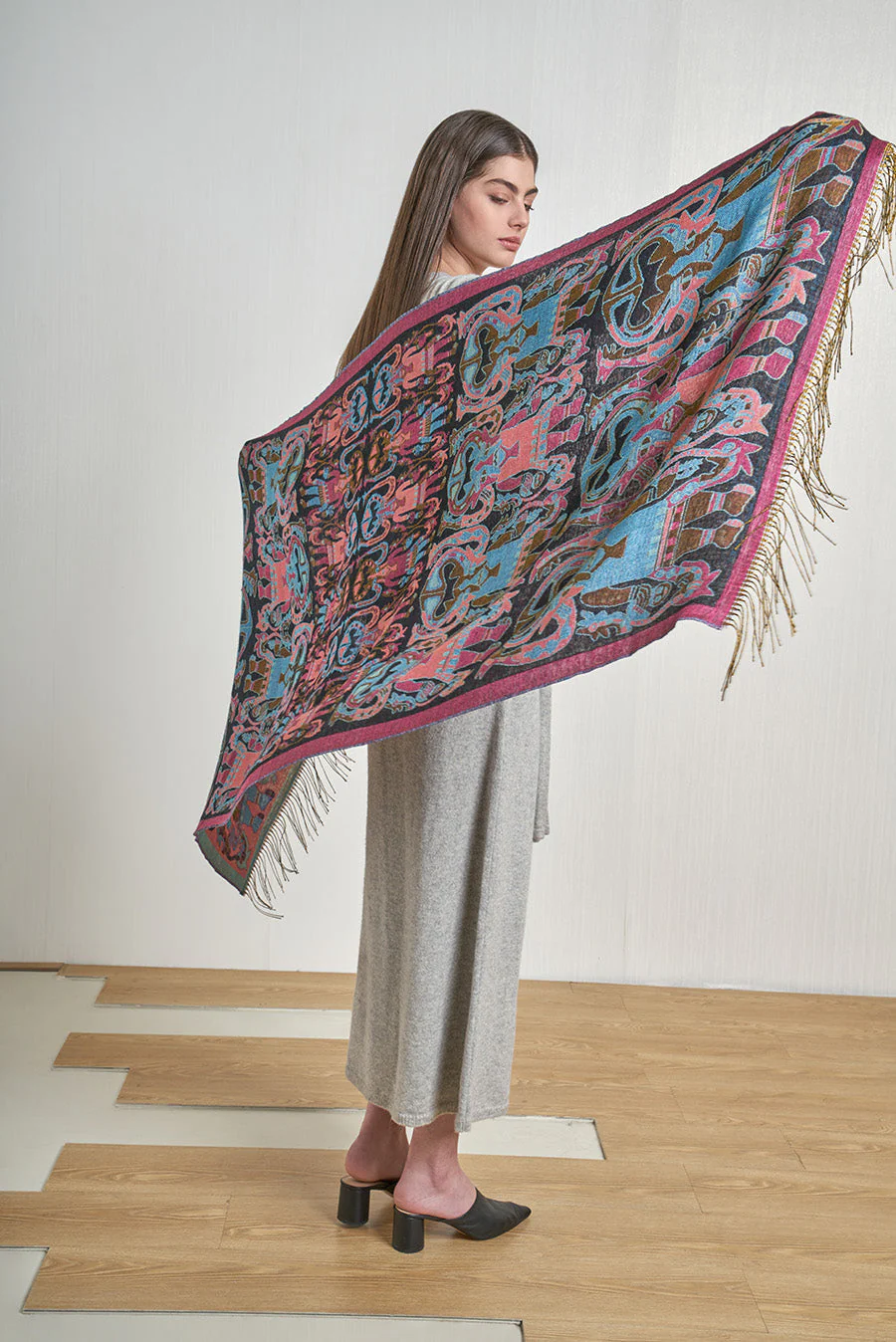 Nazca - 11 Shawl Baby Alpaca Color Multicolor