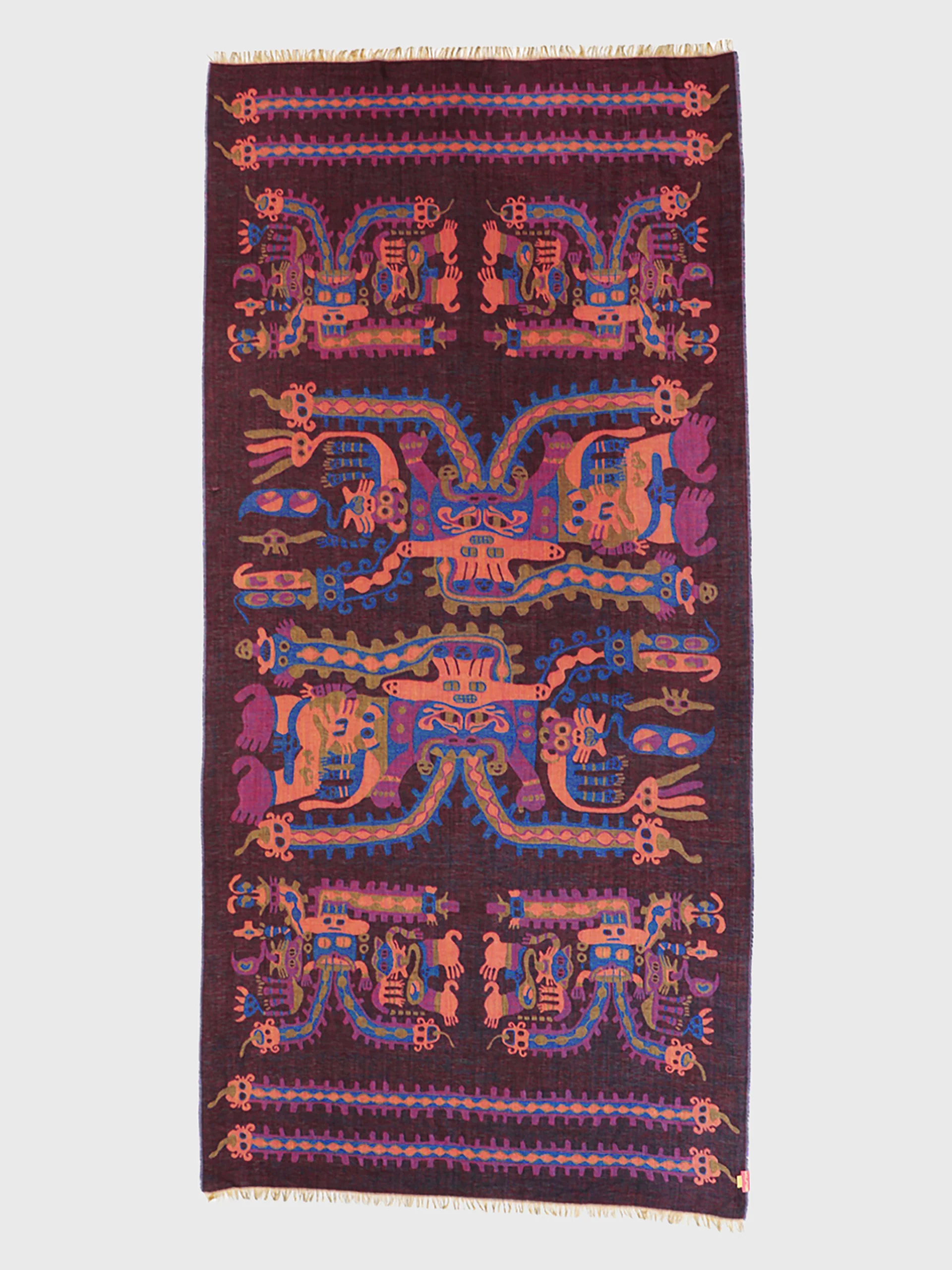 Nazca - 34 Shawl Royal Alpaca & Silk Color Black - Image 4