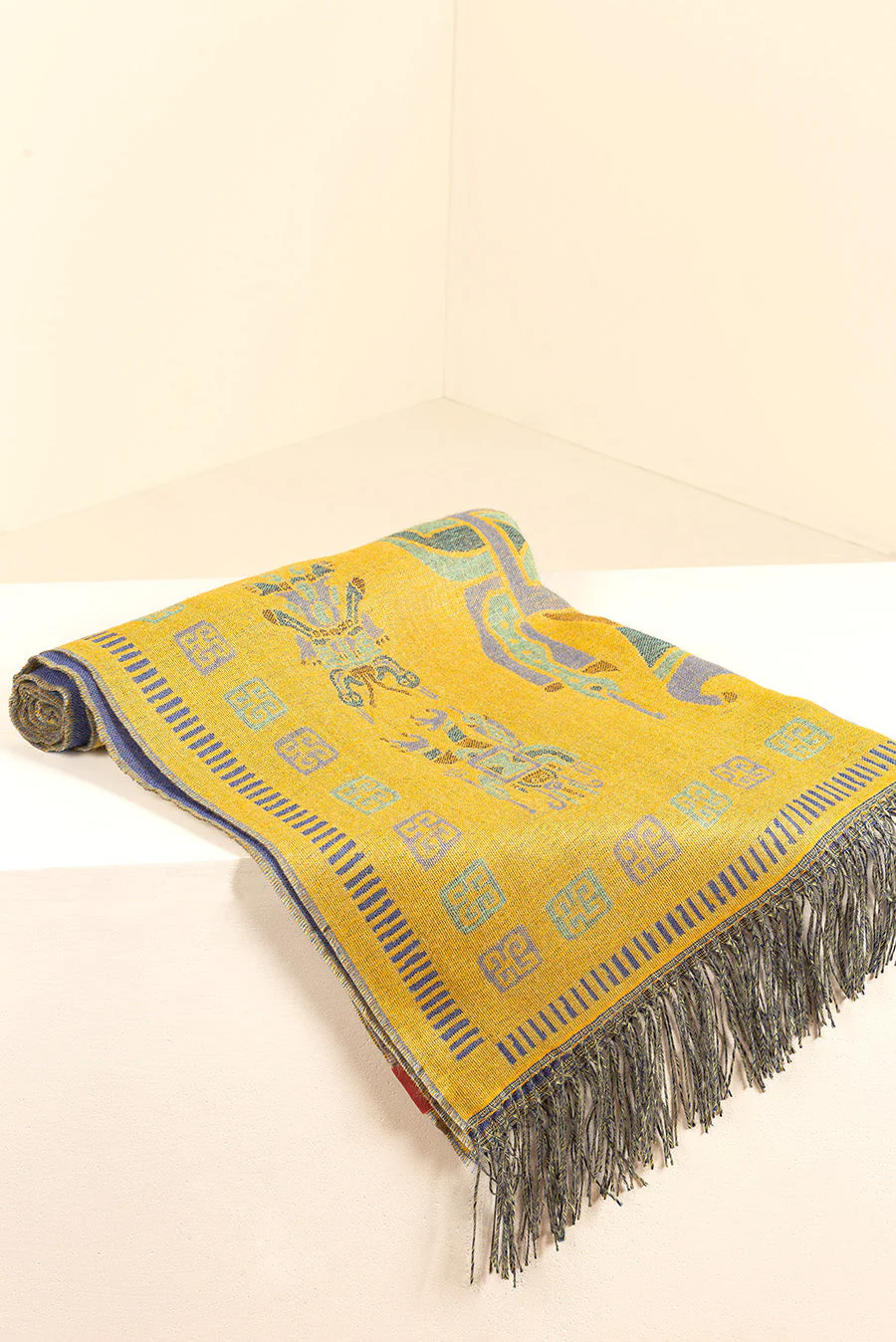 Nazca - 9 Shawl Baby Alpaca Color Blue - Image 5