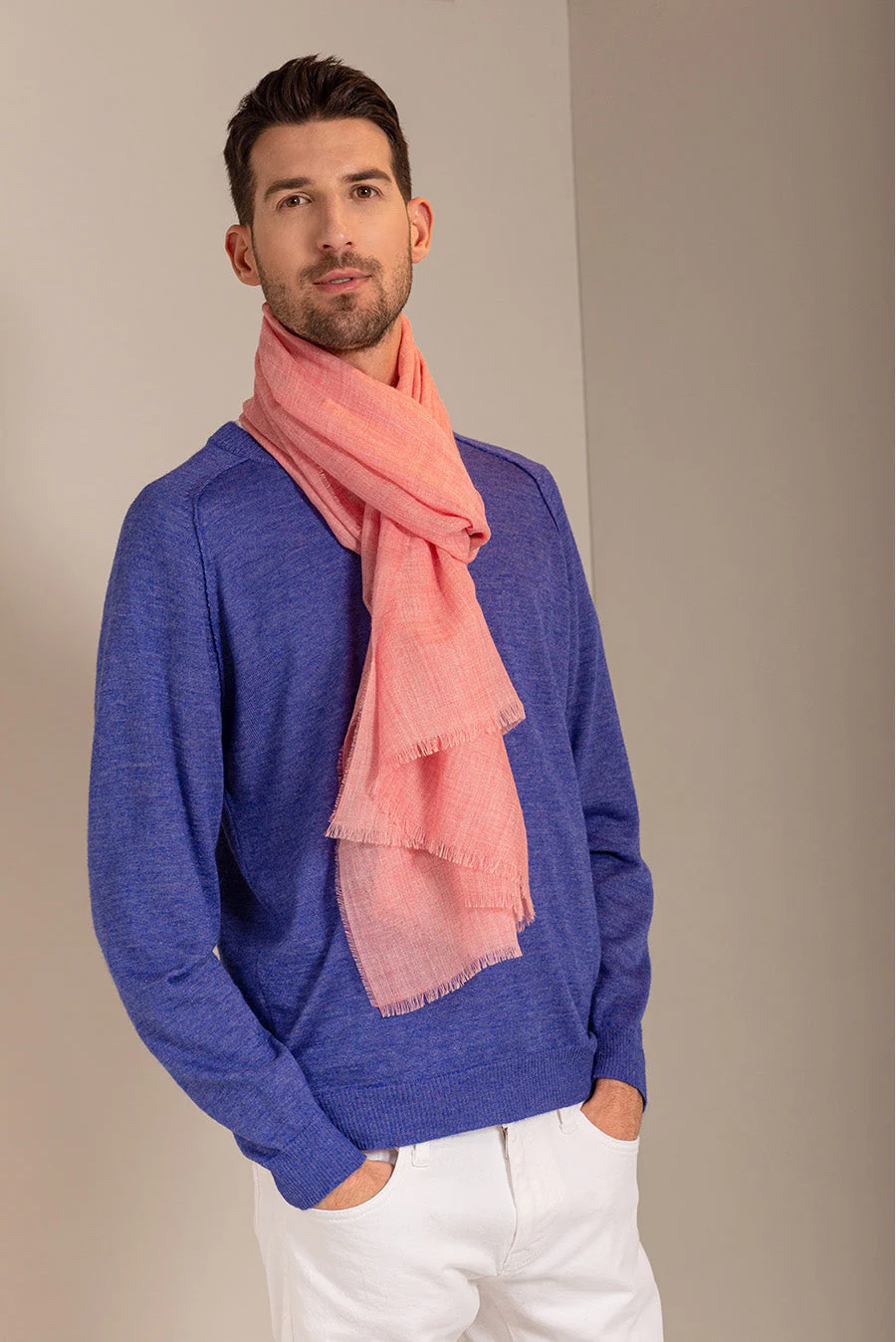 Patito Shawl Baby Alpaca Color Pink - Image 5
