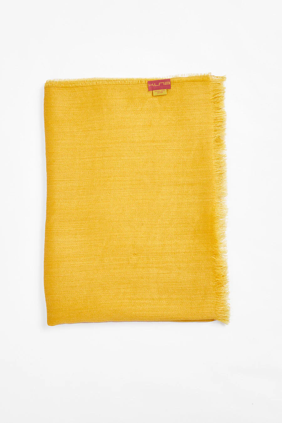 Teaberry Shawl Baby Alpaca Color Amarillo - Image 2