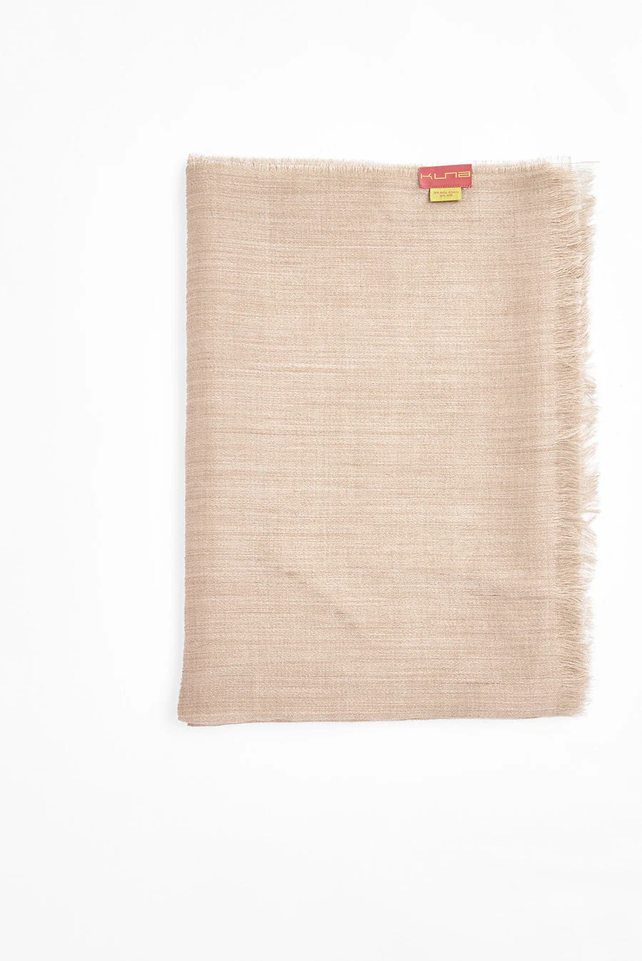 Teaberry Shawl Baby Alpaca Color Beige