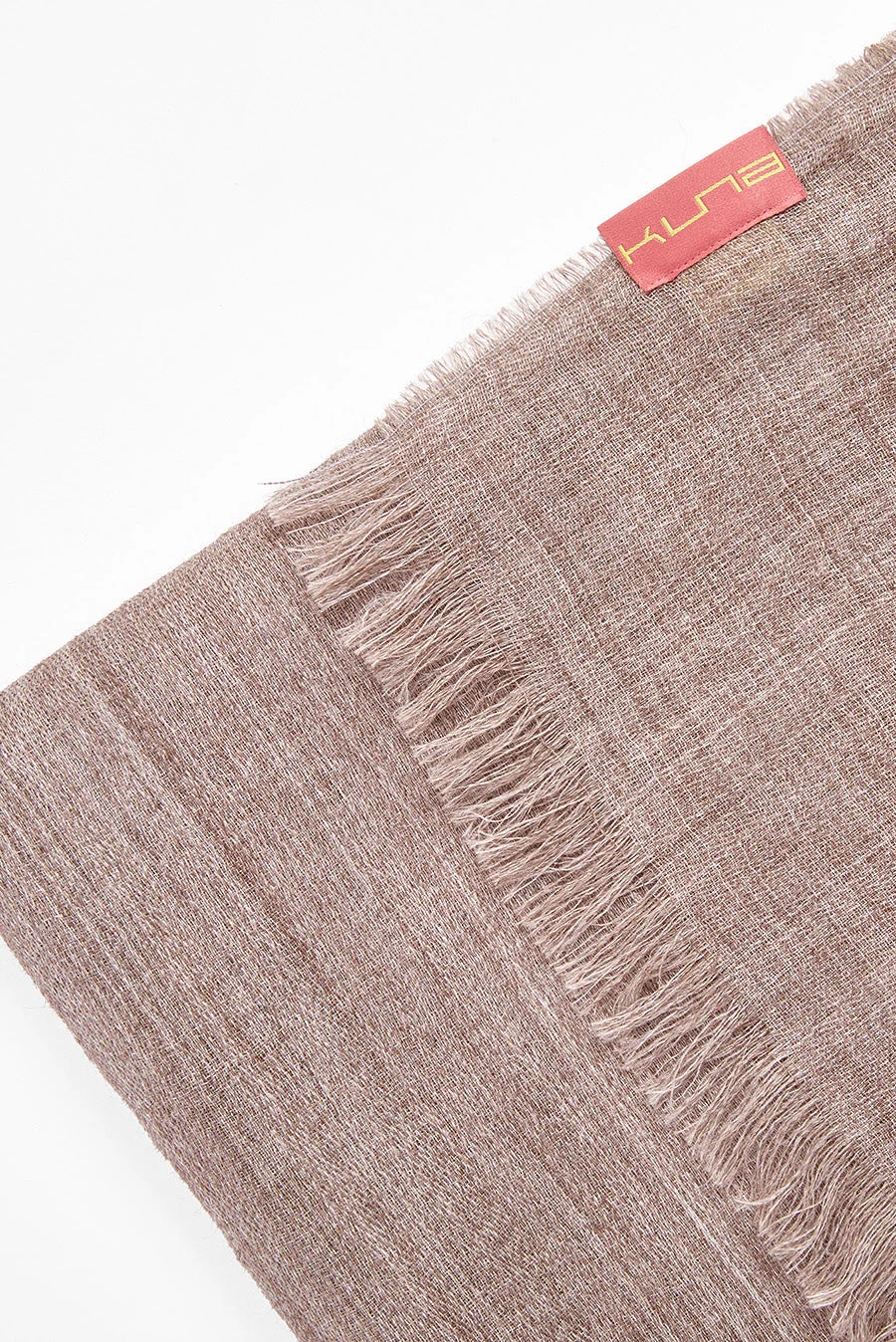 Teaberry Shawl Baby Alpaca Color Marron Claro - Image 4