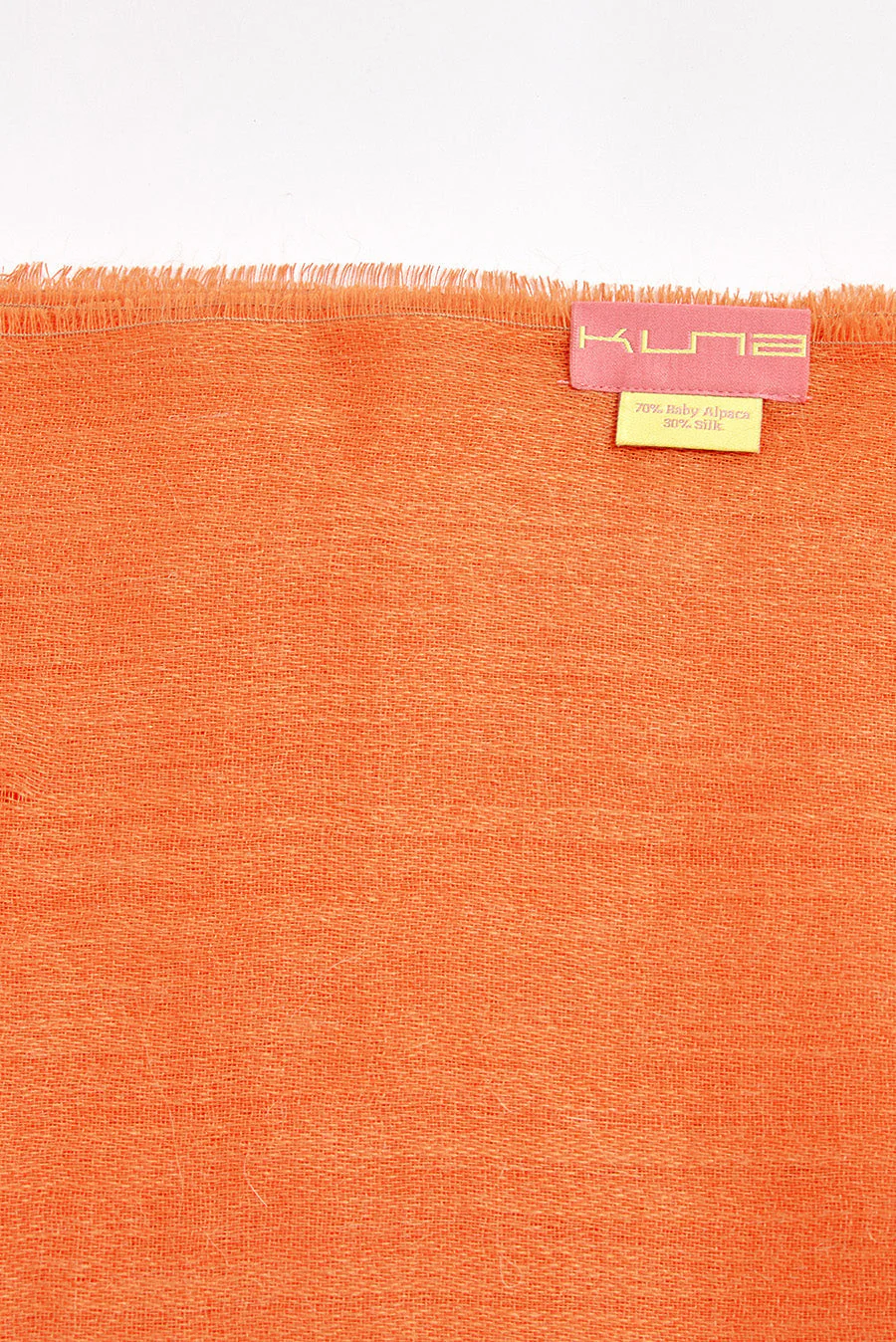 Teaberry Shawl Baby Alpaca Color Naranja - Image 4