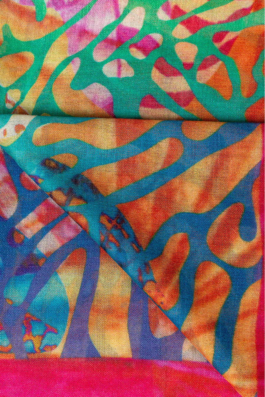 Uamacucho Shawl Baby Alpaca Color Multicolor - Image 4