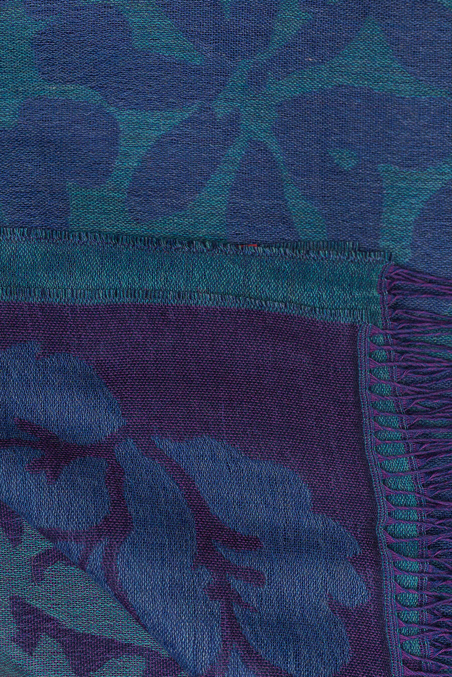 Ucampo Shawl Baby Alpaca Color Blue - Image 4