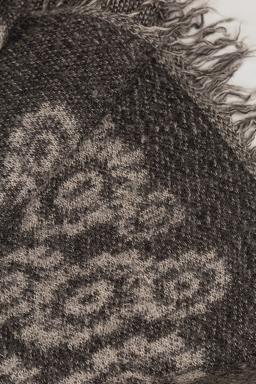 Ulsa Shawl Baby Alpaca Color Antracite & Luna