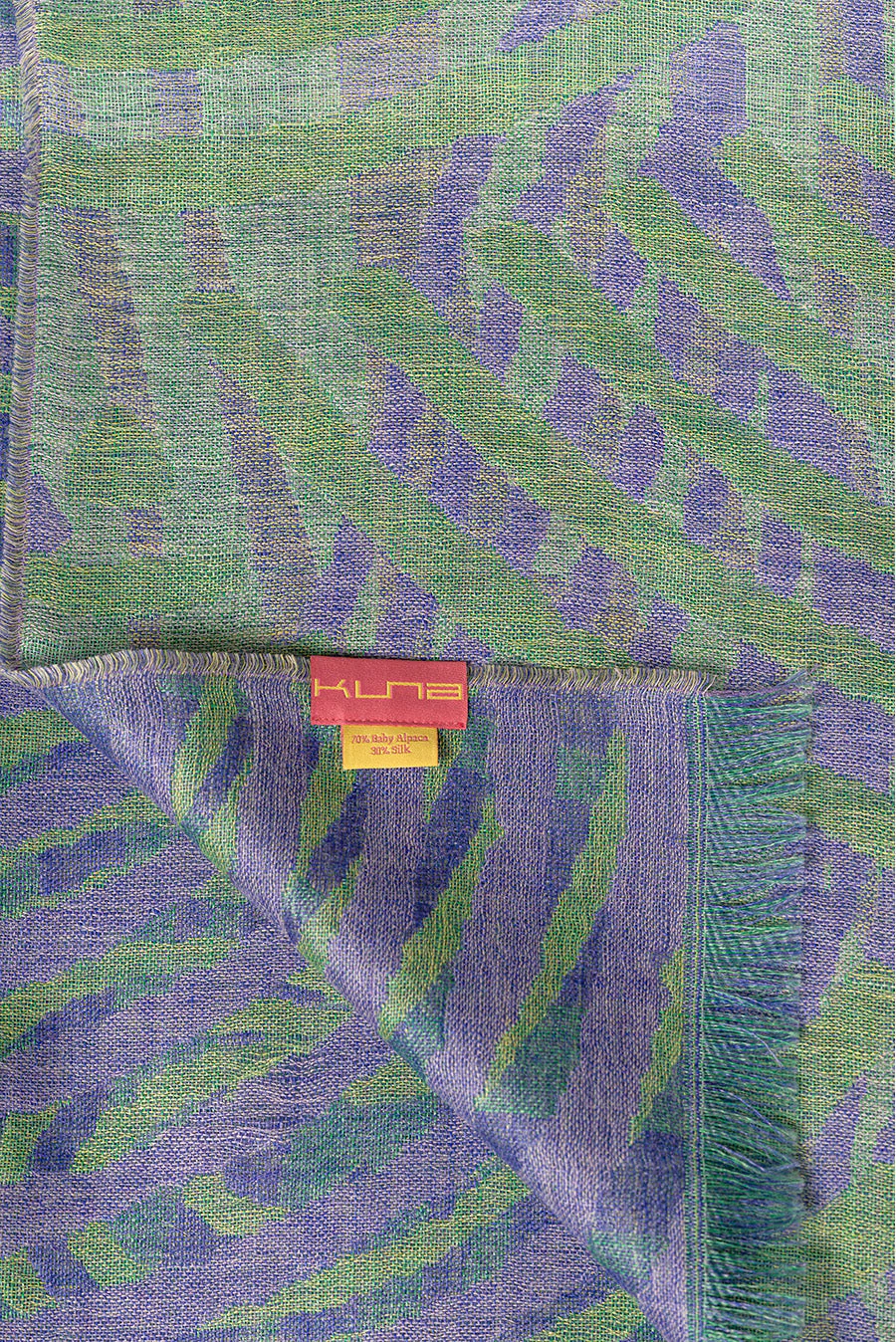 Ultravioleta Shawl Baby Alpaca Color Blue - Image 4