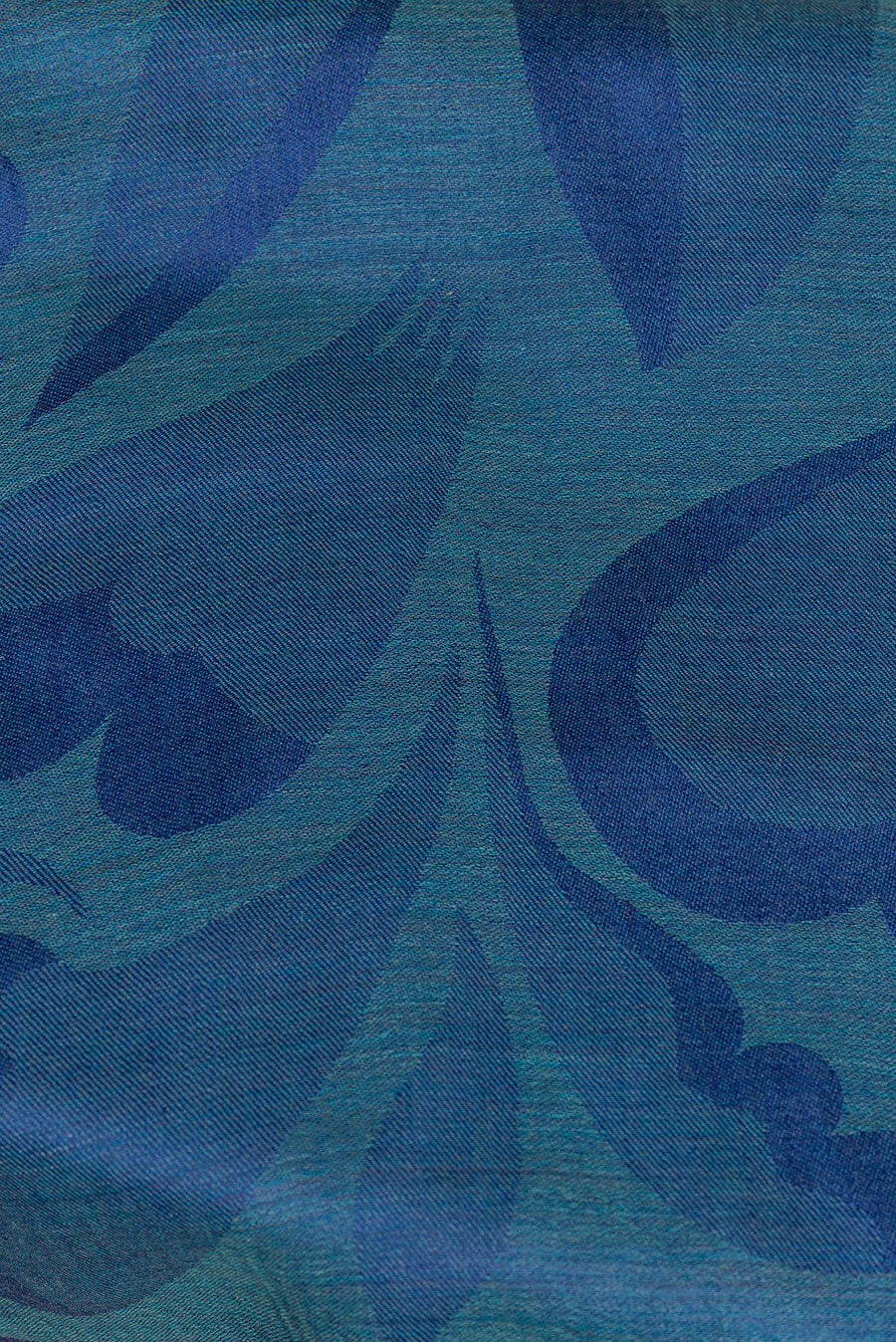 Urday Shawl Baby Alpaca Color Blue - Image 4