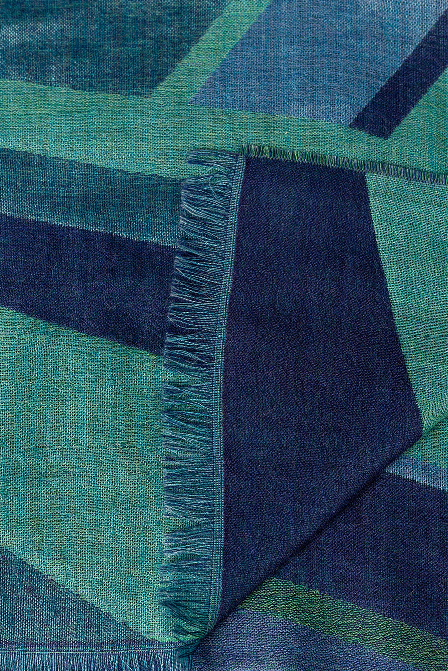 Ursula Shawl Baby Alpaca Color Blue - Image 4