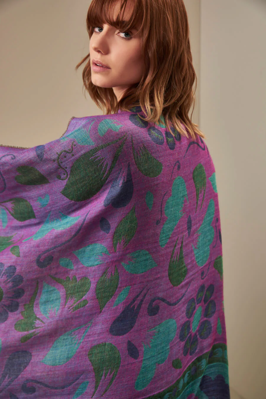 Usefful Shawl Baby Alpaca Color Multicolor - Image 5
