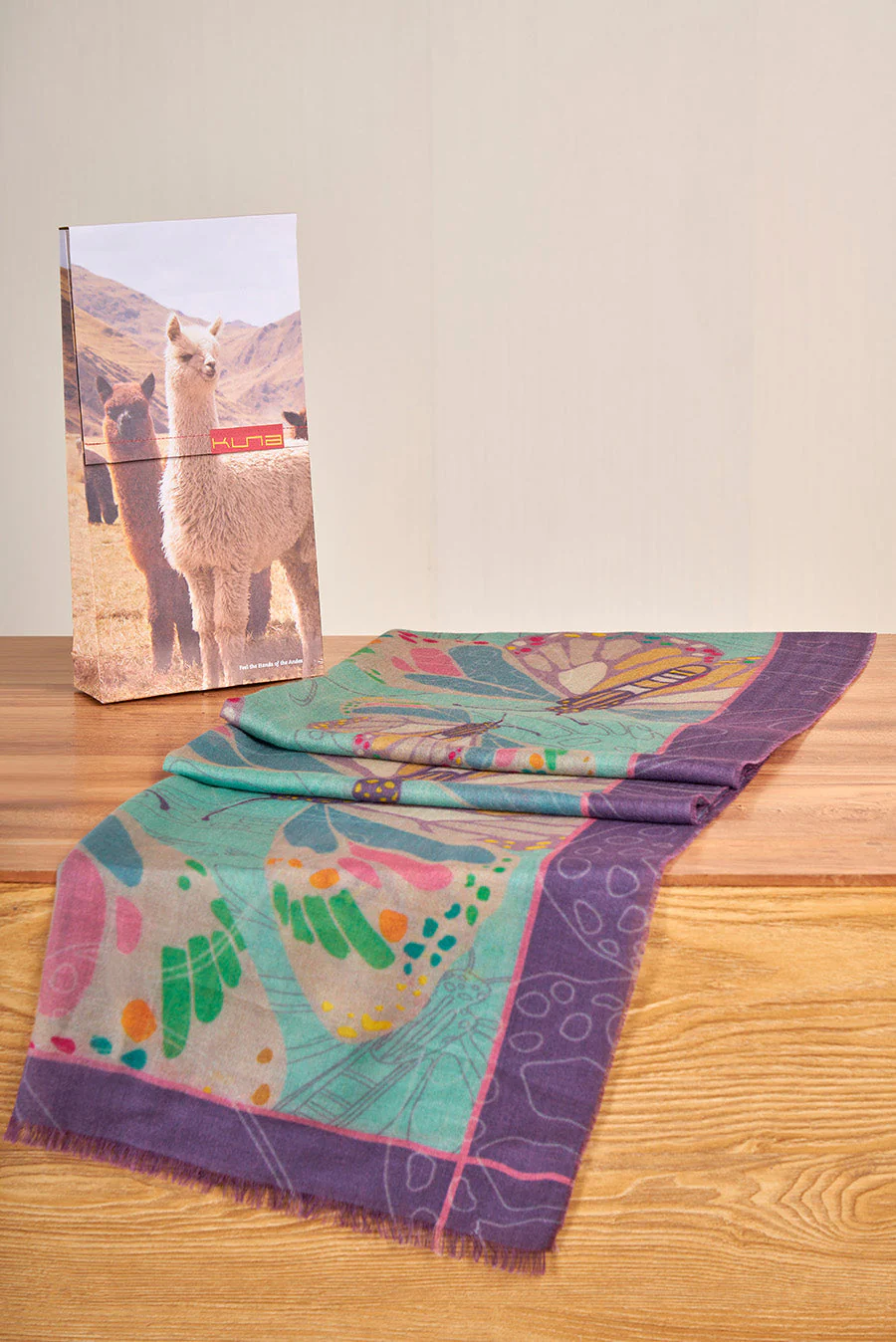 Vanished Shawl Baby Alpaca Color Multicolor - Image 3