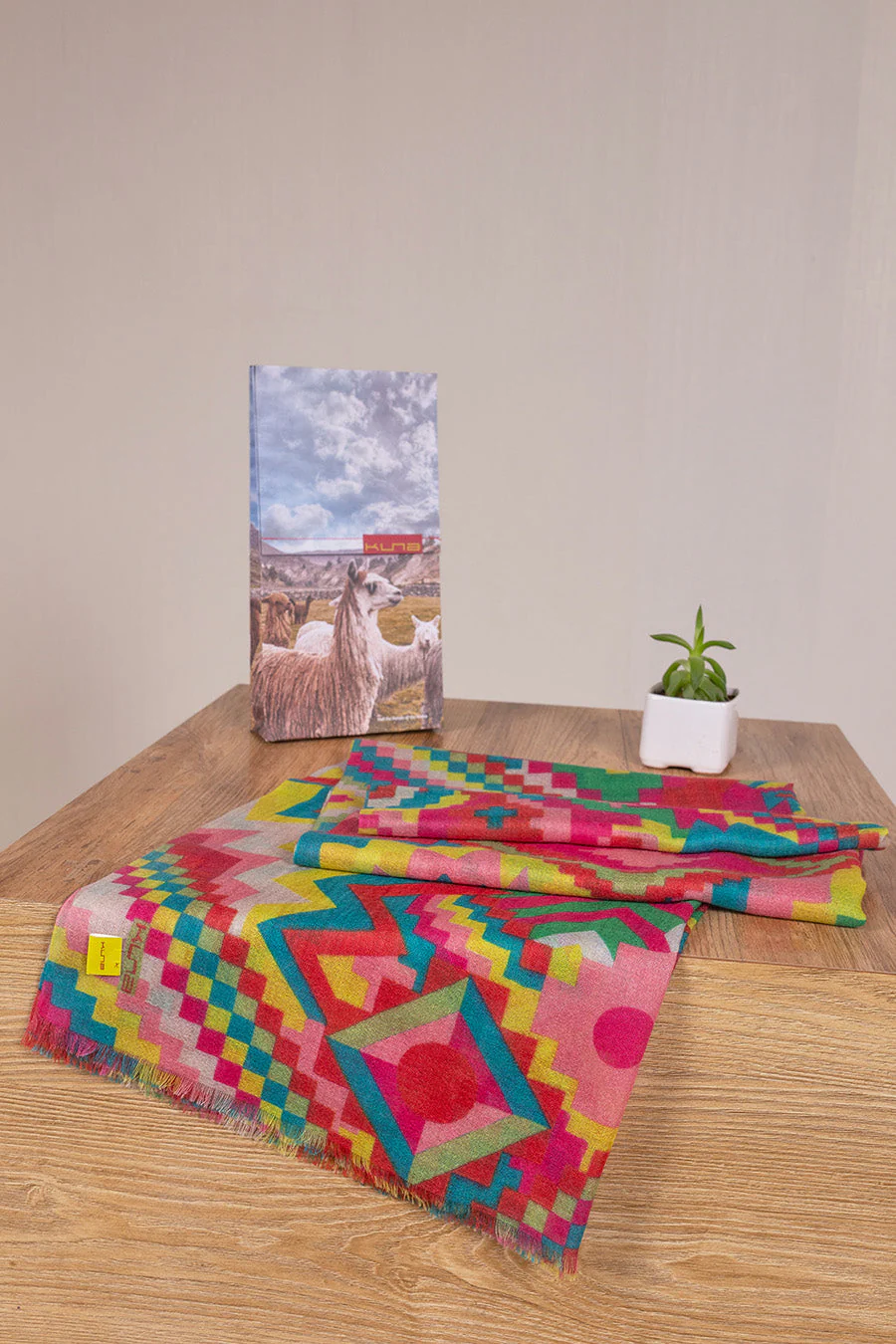 Venturini Shawl Baby Alpaca Color Multicolor - Image 2