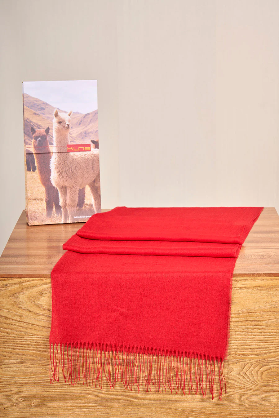 Vercorin Shawl Baby Alpaca Color Ladrillo - Image 2