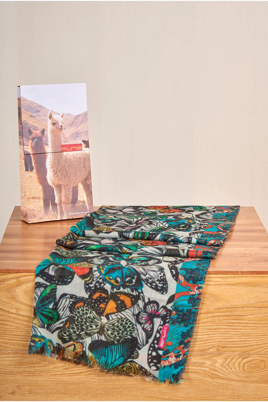 Via Shawl Baby Alpaca Color Multicolor - Image 3