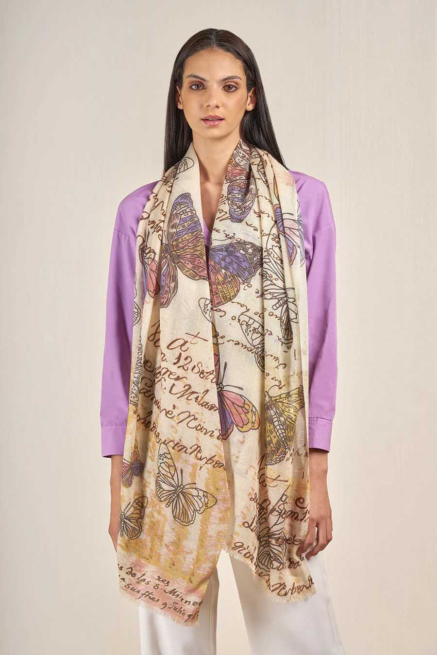 Vianny Shawl Baby Alpaca Color Multicolor