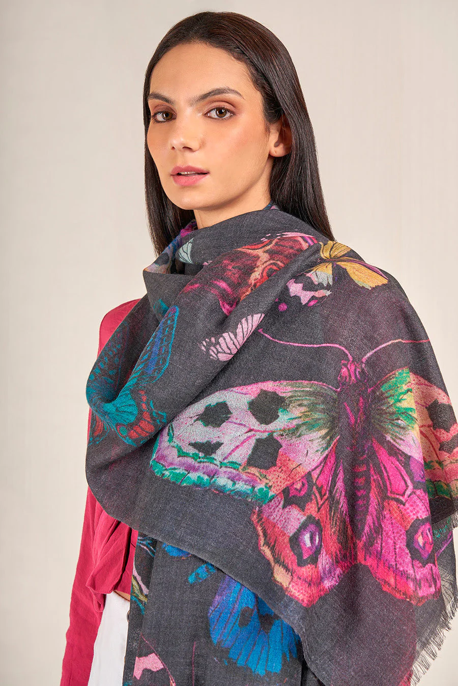 Vico Shawl Baby Alpaca Color Multicolor - Image 2