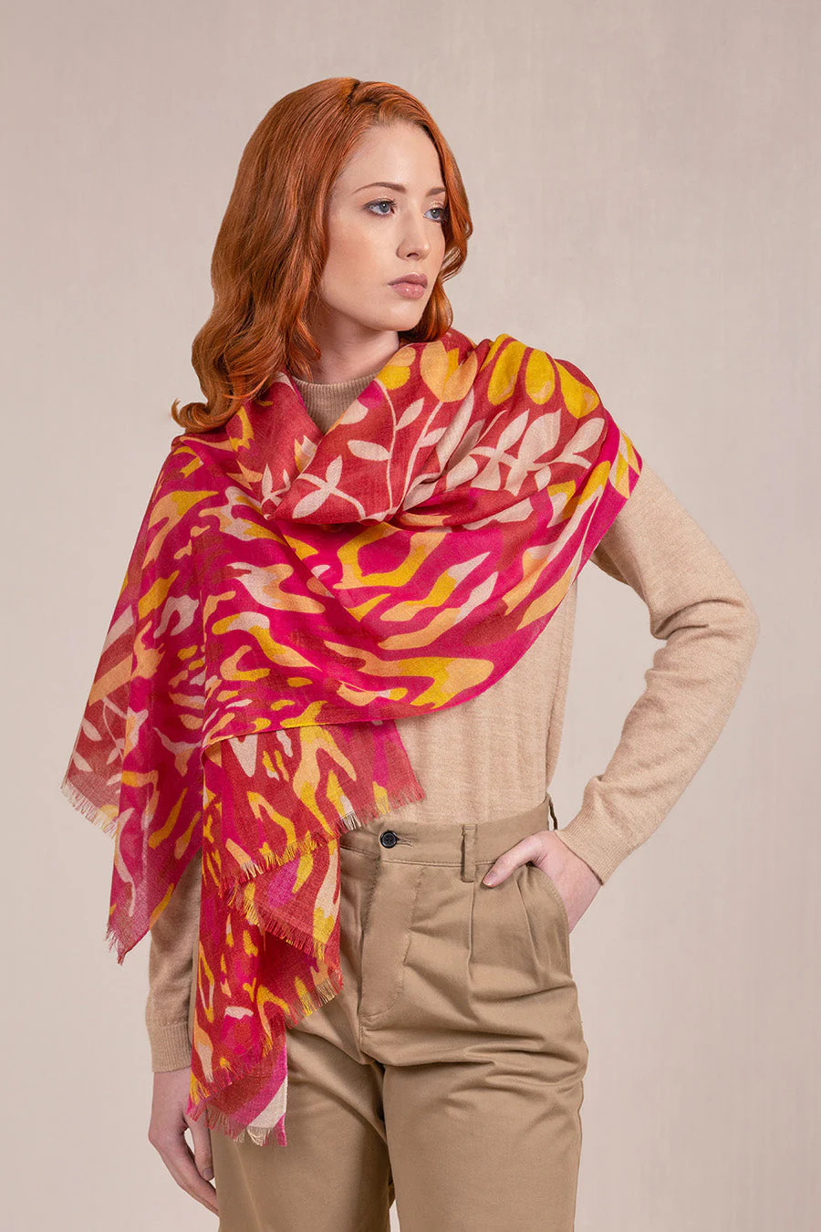 Videla Shawl Baby Alpaca Color Multicolor