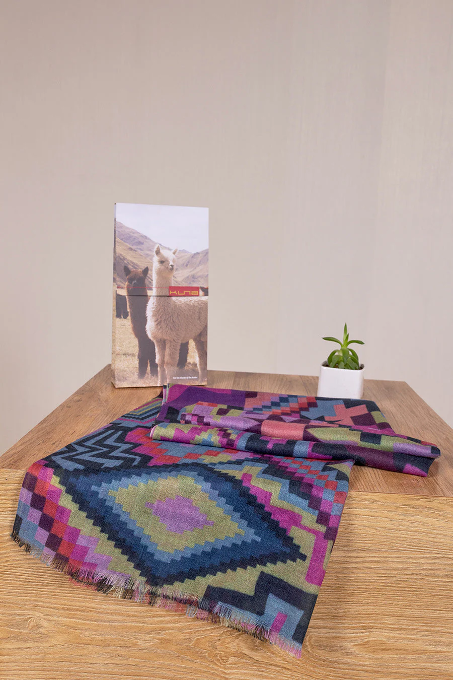 Vigesima Shawl Baby Alpaca Color Multicolor - Image 2