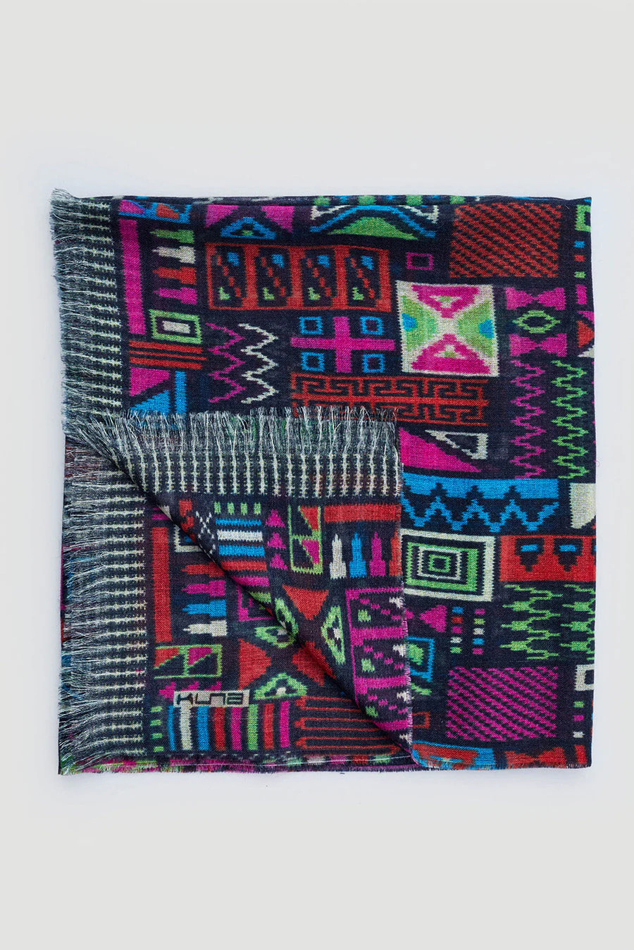 Webcam Shawl Baby Alpaca Color Multicolor - Image 2