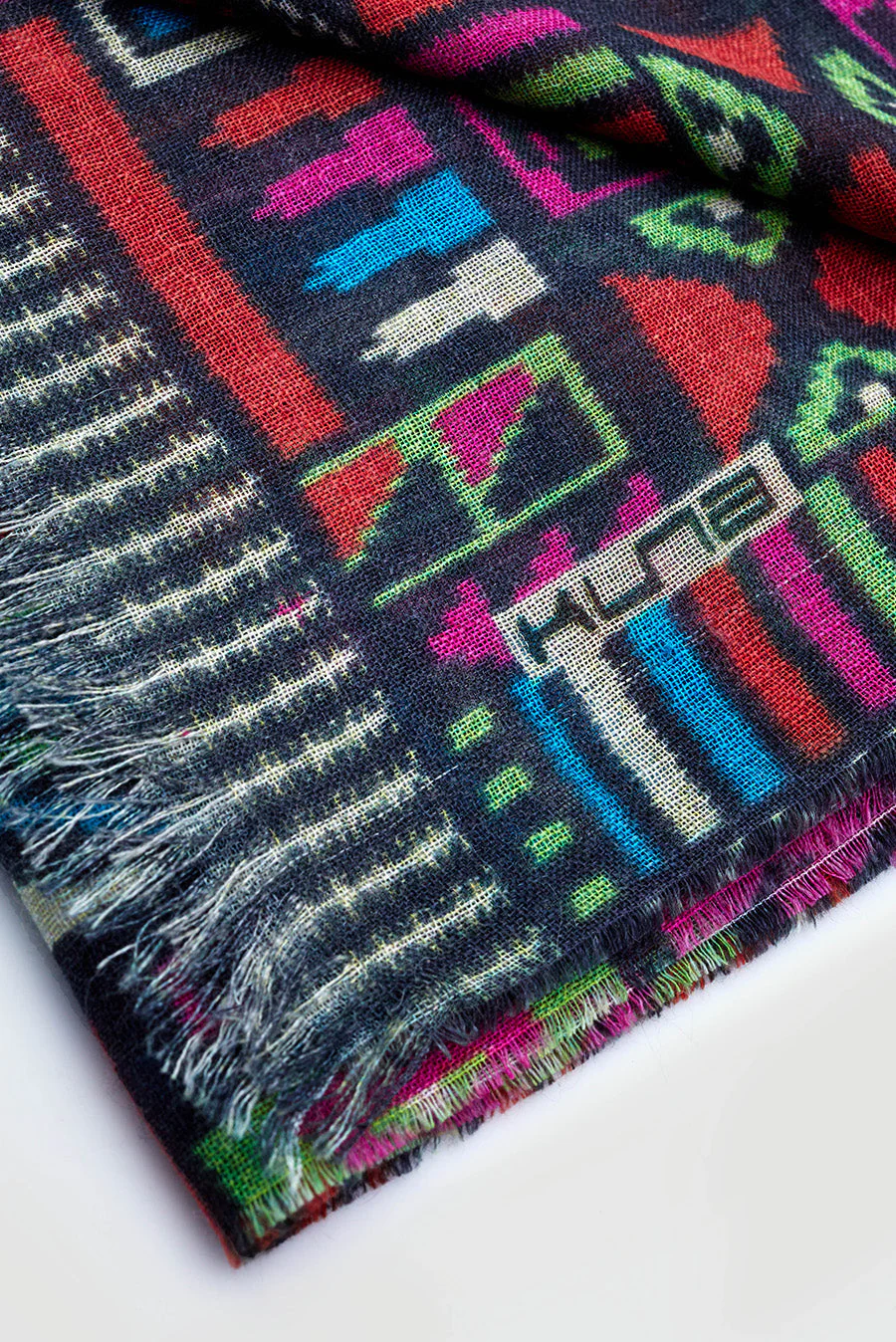 Webcam Shawl Baby Alpaca Color Multicolor - Image 4