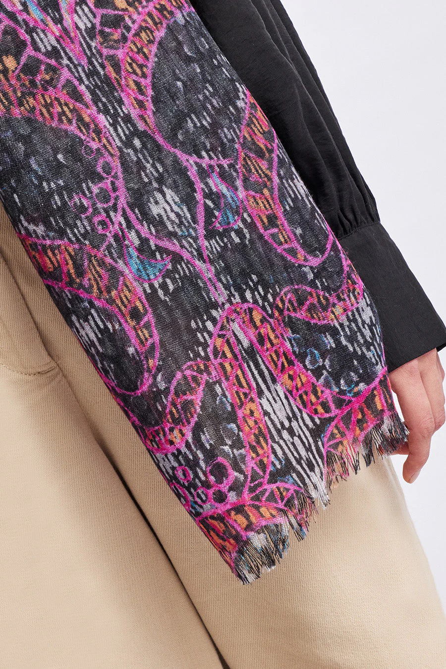 Wedding Shawl Baby Alpaca Color Multicolor - Image 3