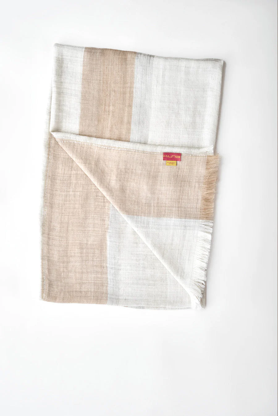 Wicht Shawl Baby Alpaca Color Ecu - Image 2