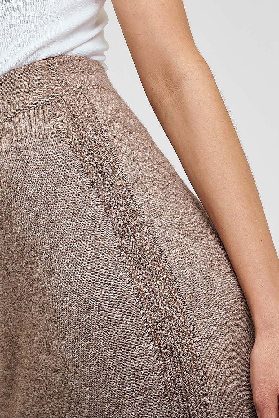 Wanderers Skirt Cotton & Baby Alpaca Color Beige - Image 5
