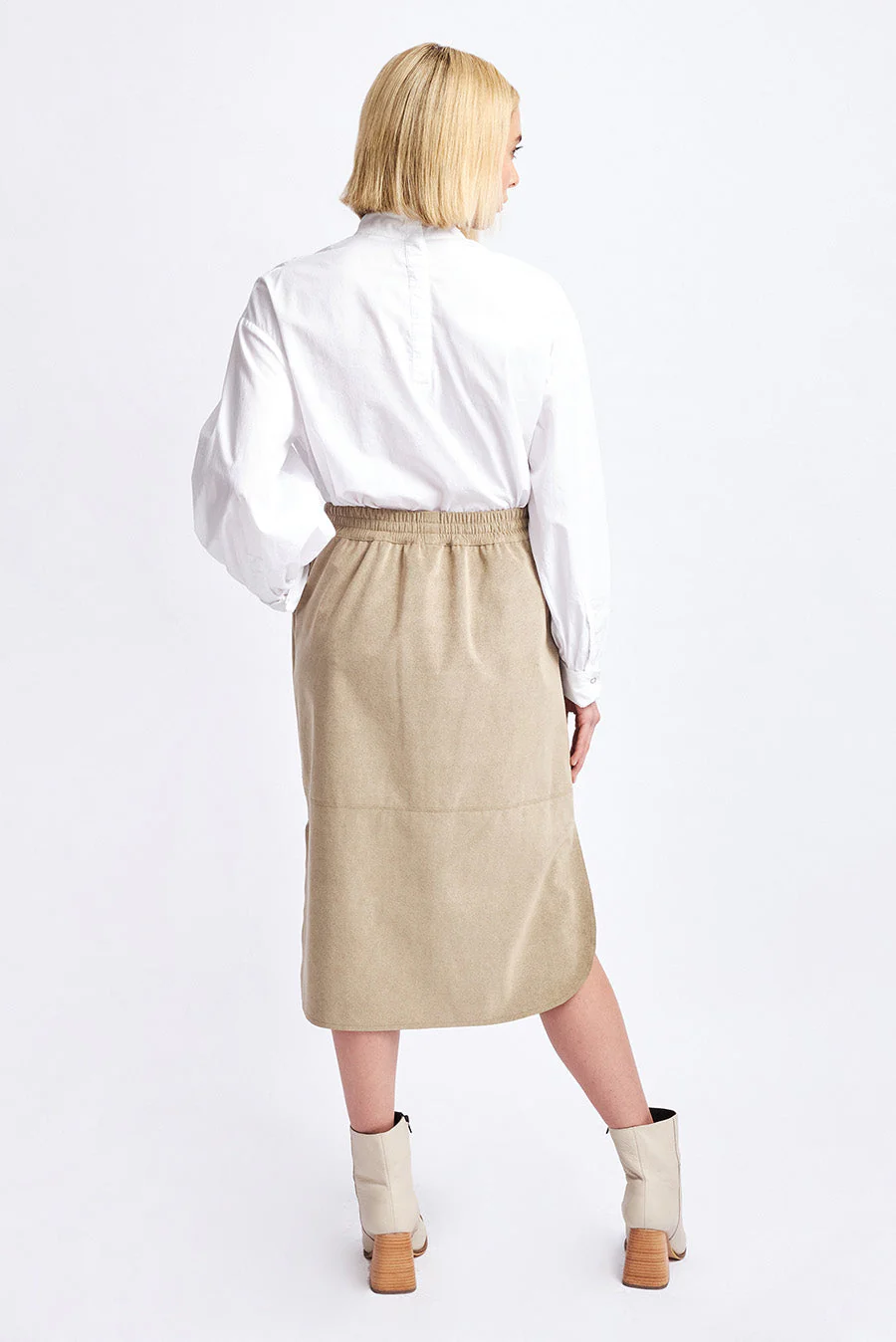 Winka Skirt Polyester Color Melangebeige - Image 3