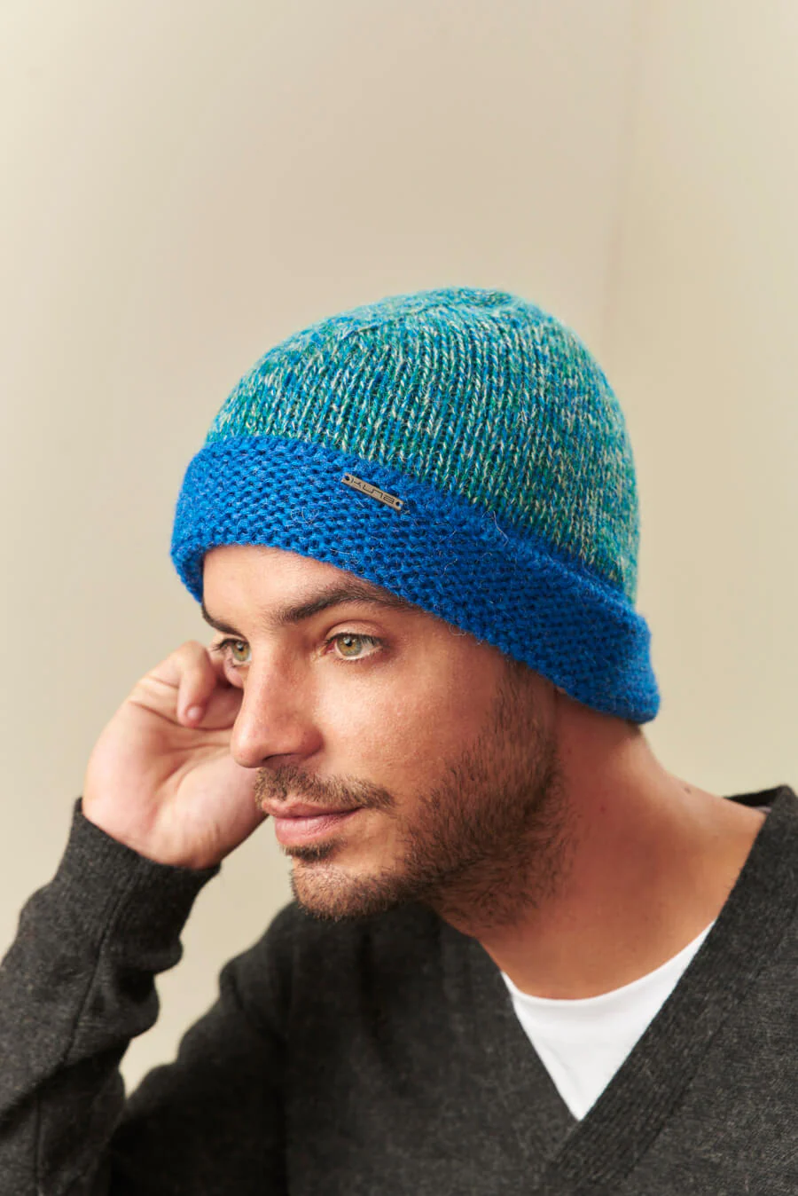 Undo Hat Baby Alpaca Color Fiume & Carrusel - Image 2
