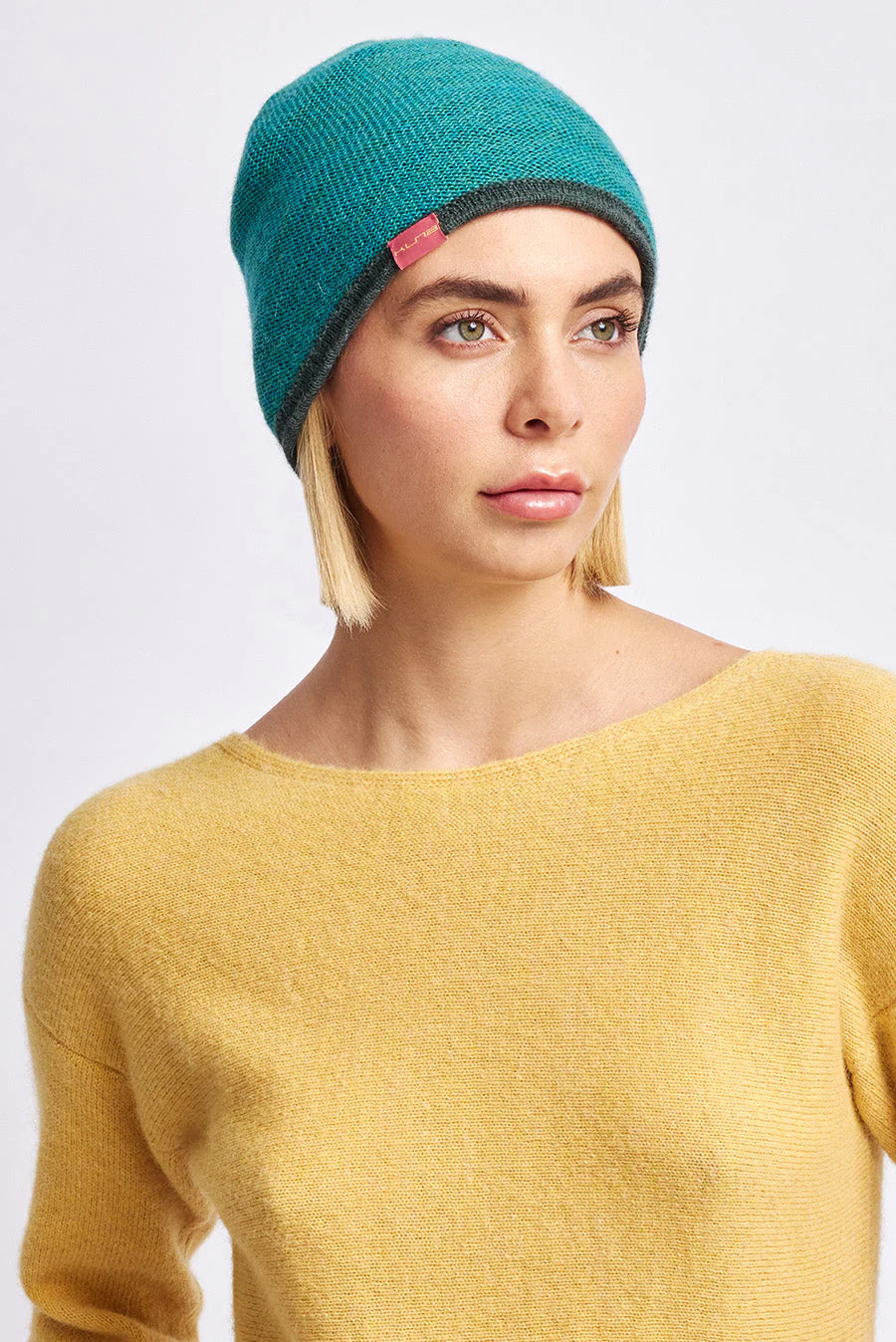 Whatever Hat Baby Alpaca Color Bosque & Beryl - Image 11