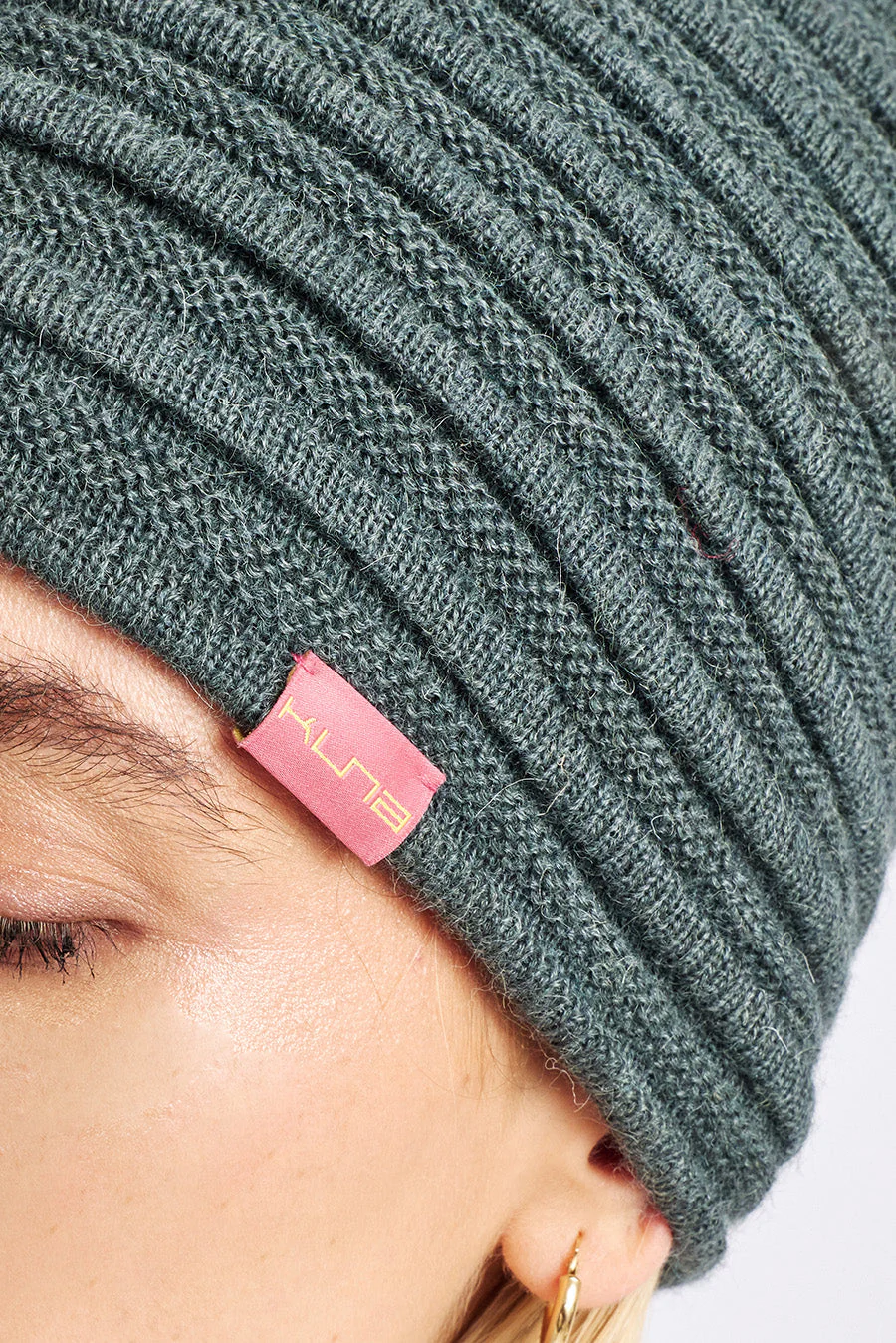 Whatever Hat Baby Alpaca Color Bosque & Beryl - Image 6