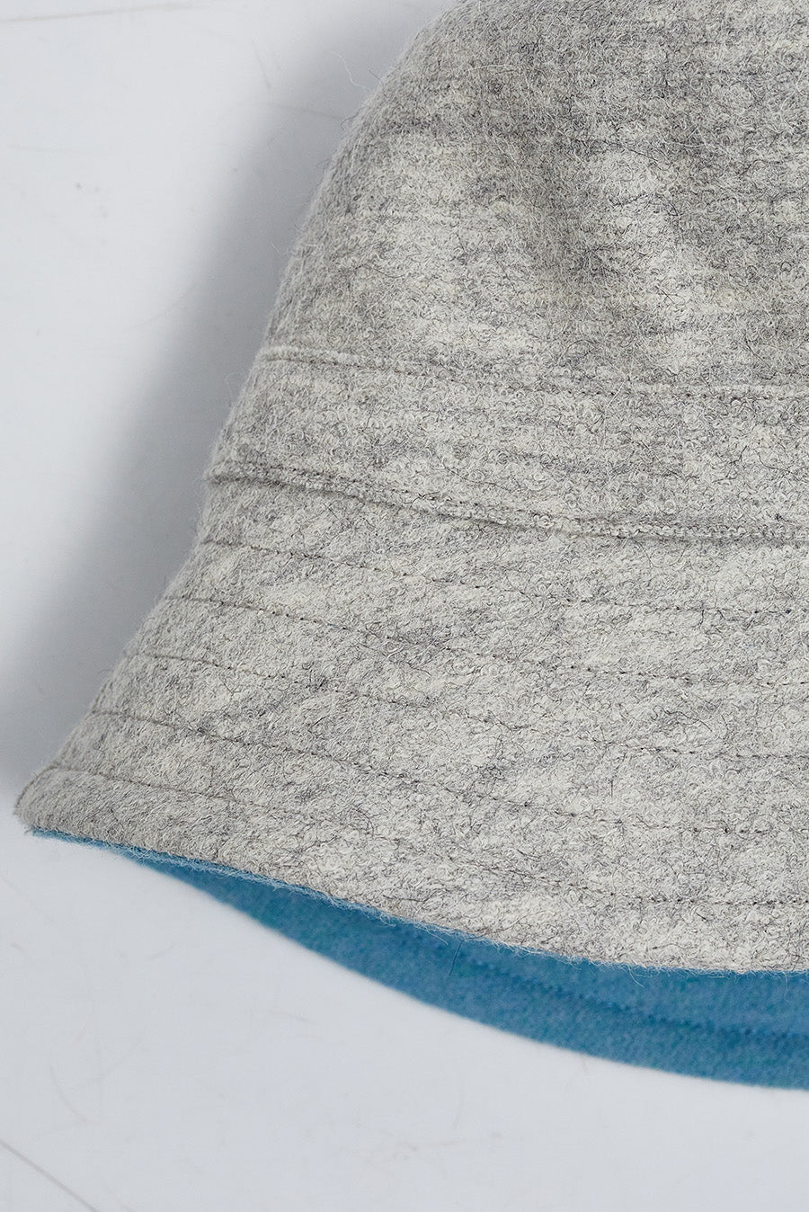 Wiggle Hat Baby Alpaca Color Grey & Light Blue - Image 9