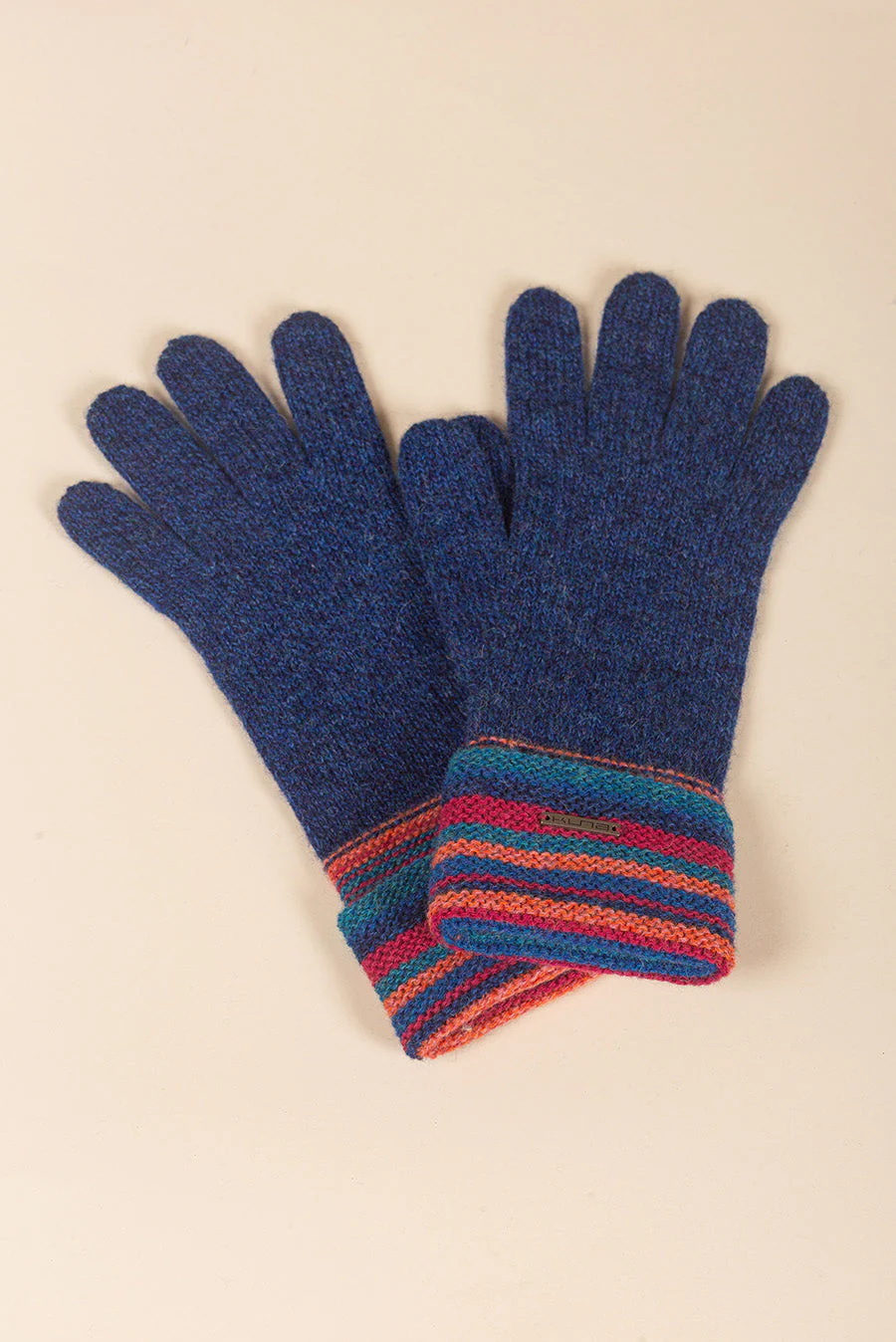 Solfa Gloves Baby Alpaca Color Bluestone