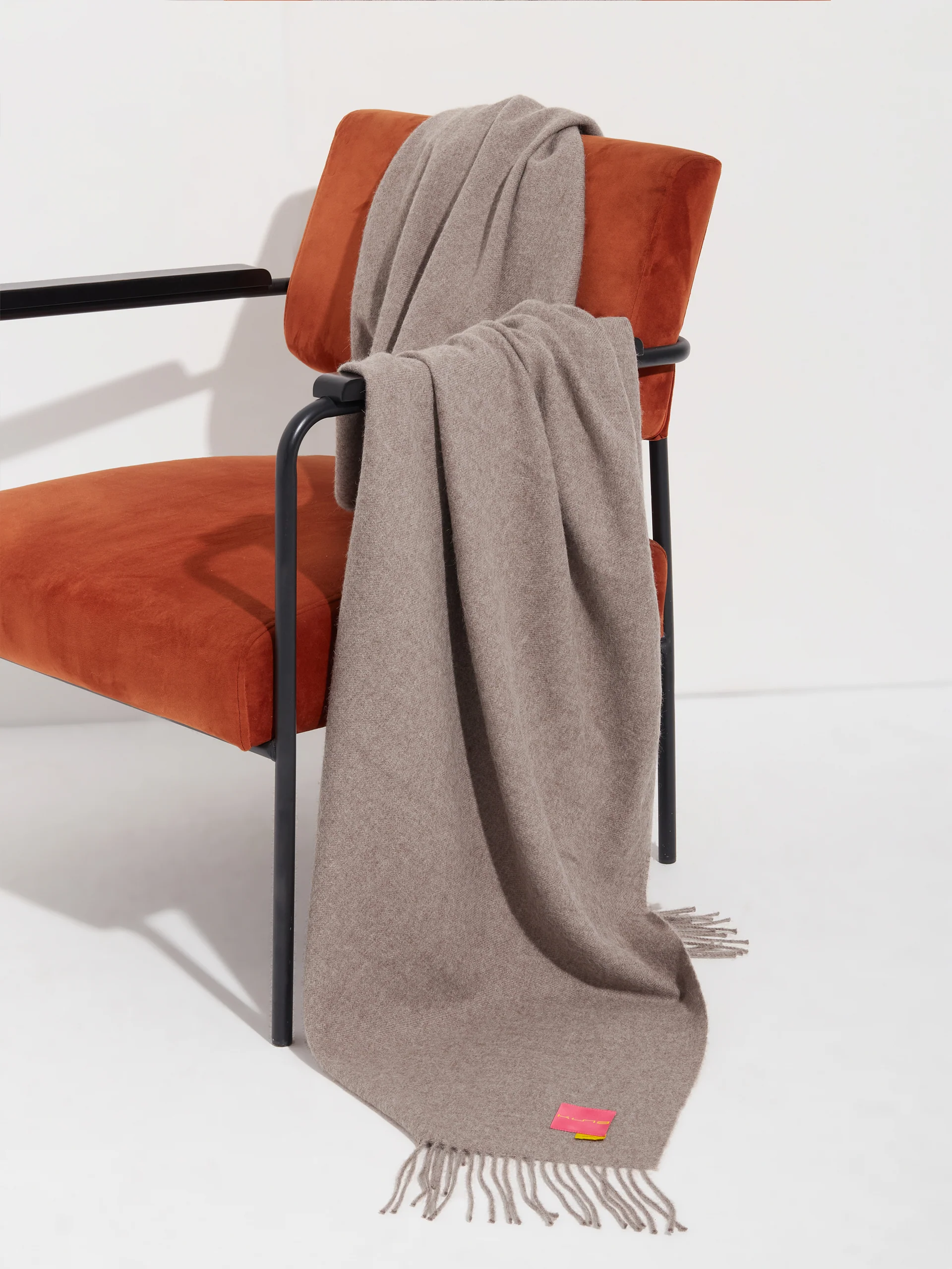 Jet Blanket Baby Alpaca Color Beige Brown - Image 3