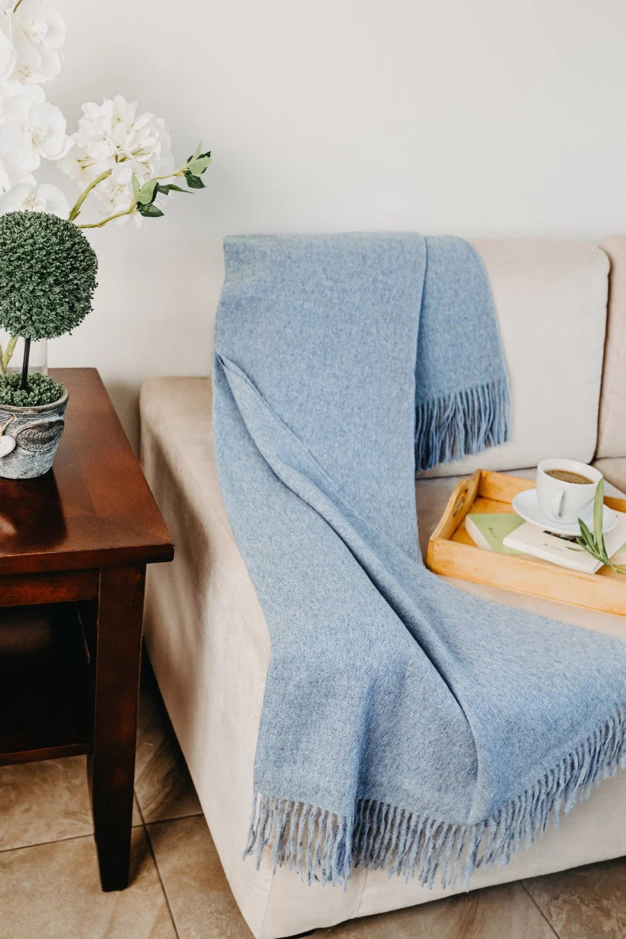 Jet Blanket Baby Alpaca Color Light Blue