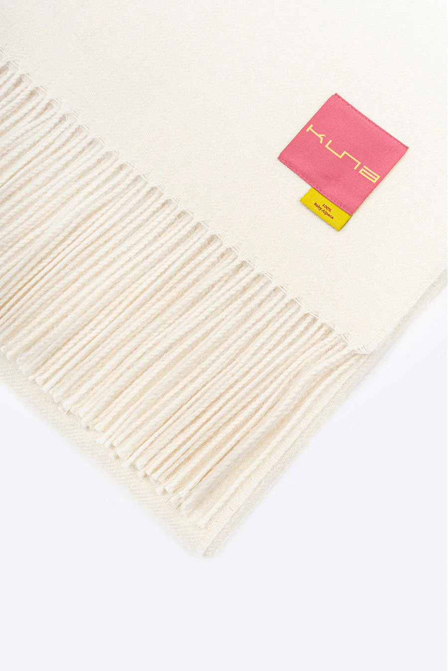 Jet Blanket Baby Alpaca Color Ecru - Image 3