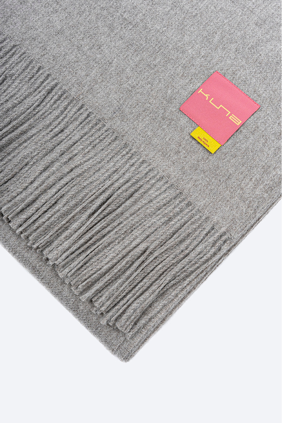 Jet Blanket Baby Alpaca Color Grey - Image 3