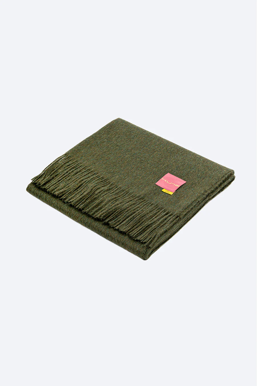 Jet Blanket Baby Alpaca Color Verde - Image 3