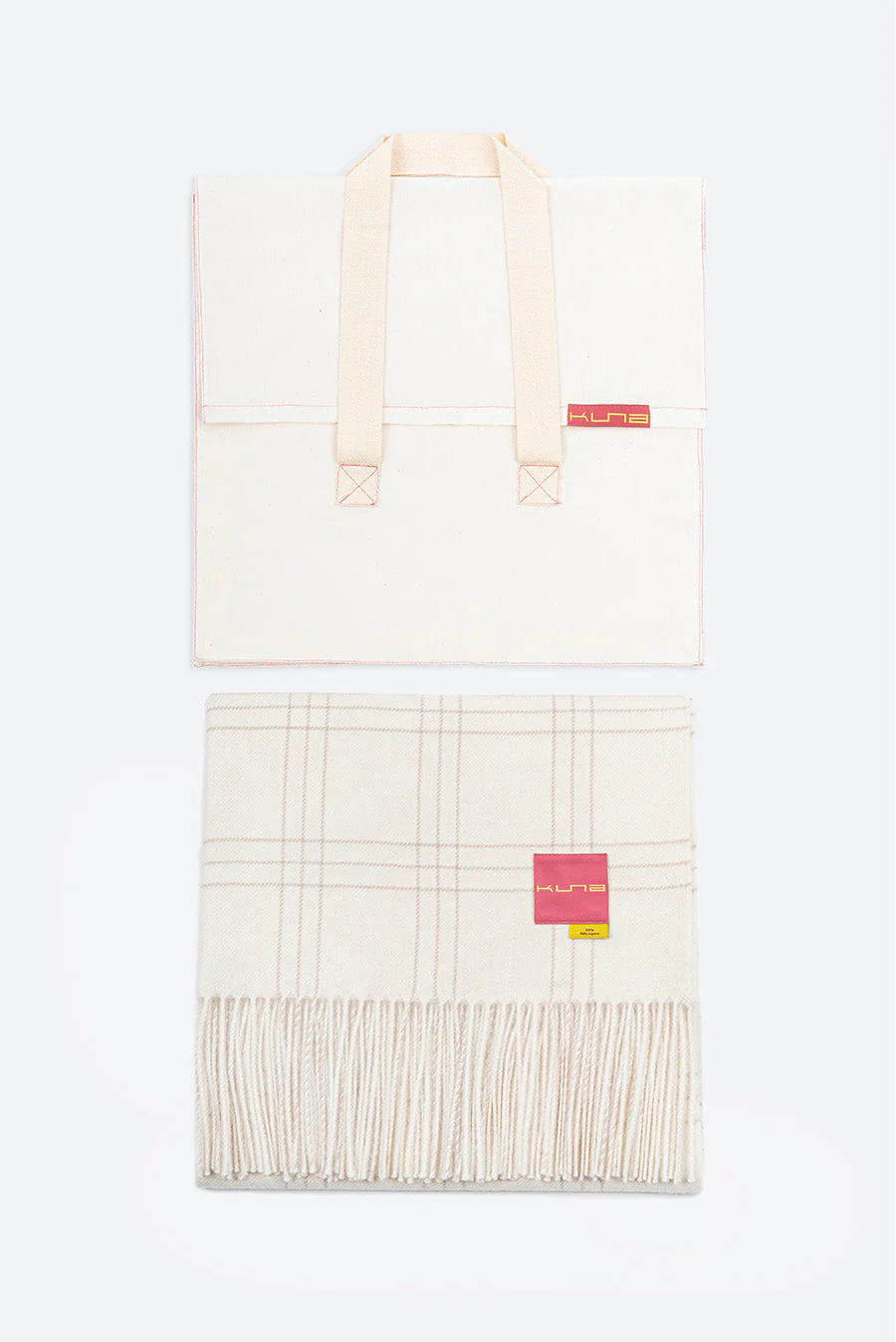 Jetlag Blanket Baby Alpaca Color ECRU - Image 6