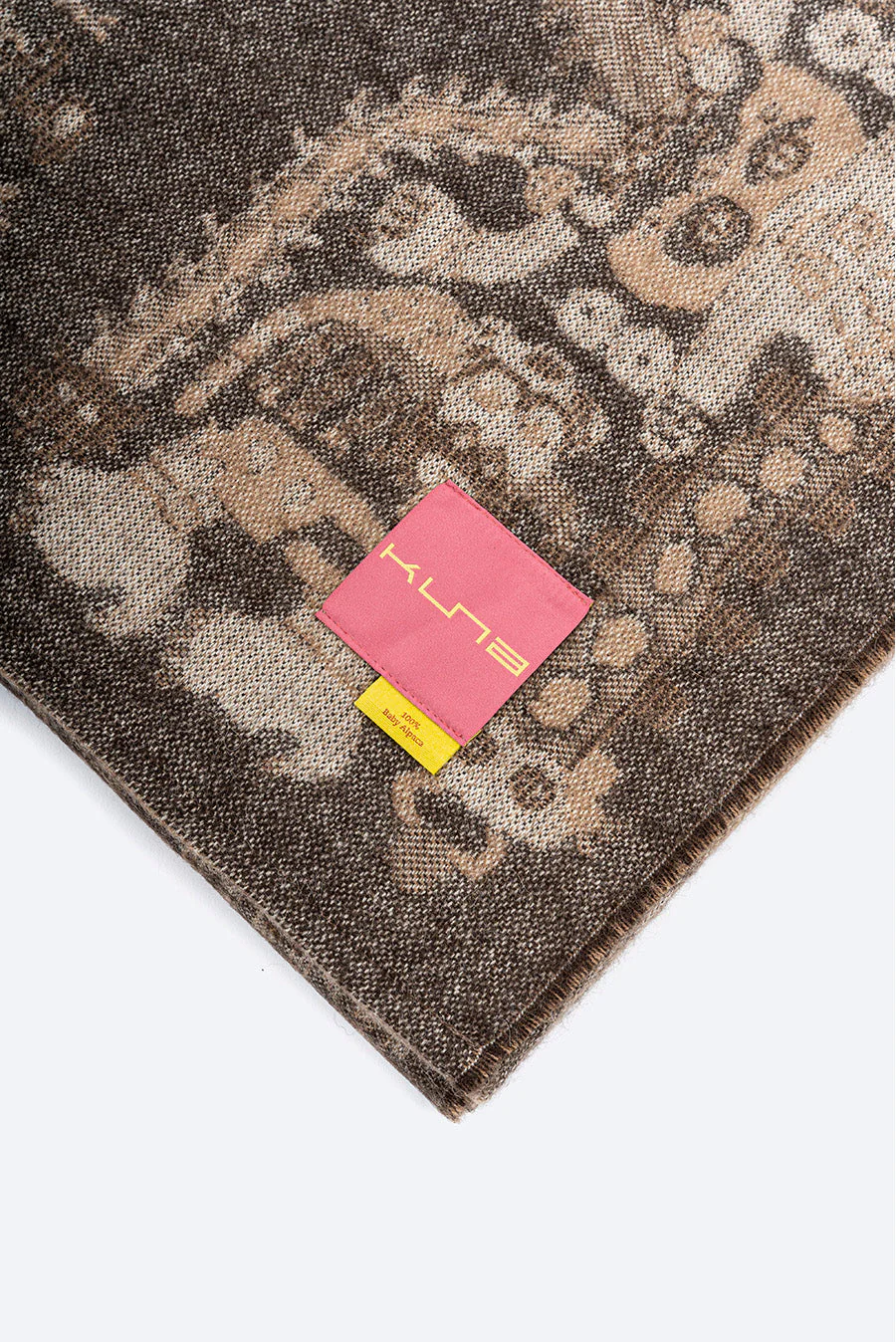 Nazca - 21 Blanket Baby Alpaca Color Marron - Image 3
