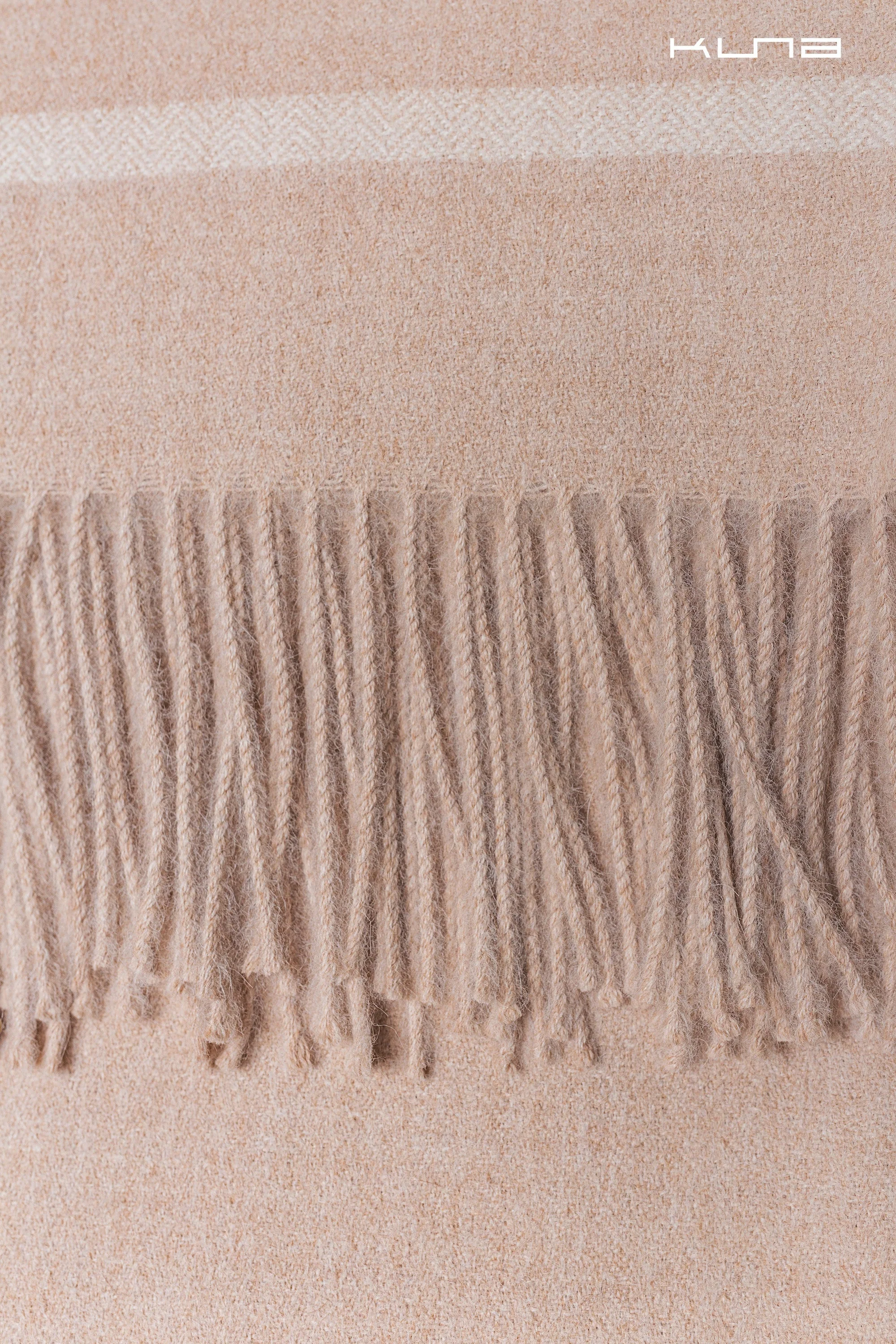 Vinnie Blanket Alpaca Color Beige - Image 2